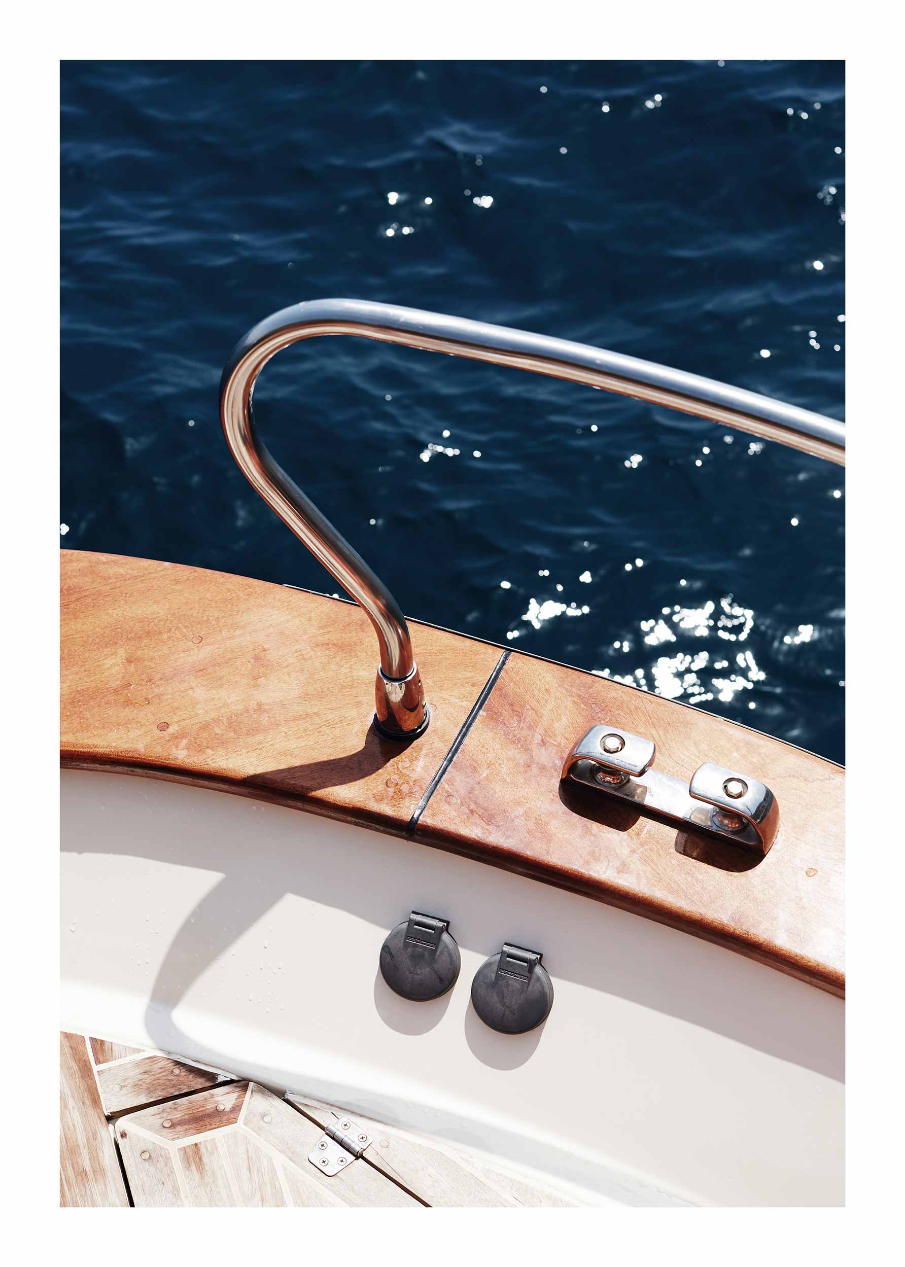 Boat Close Up poster - Coastal photography (30x40 cm)