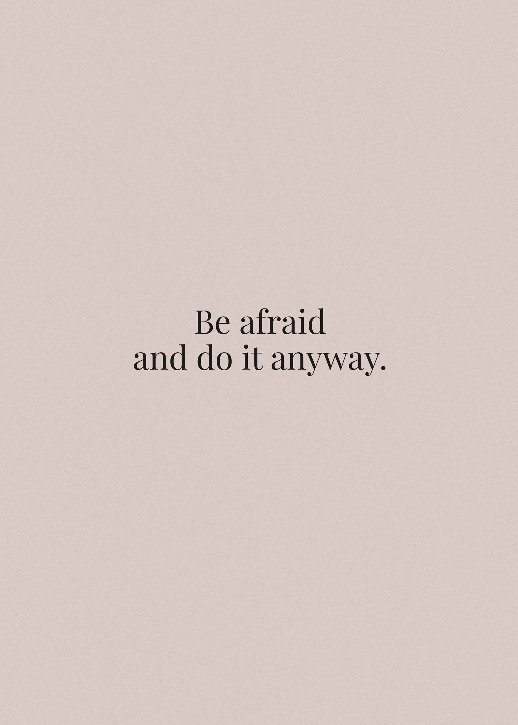 Do It Anyway Poster - Typography illustration (30x40 cm)