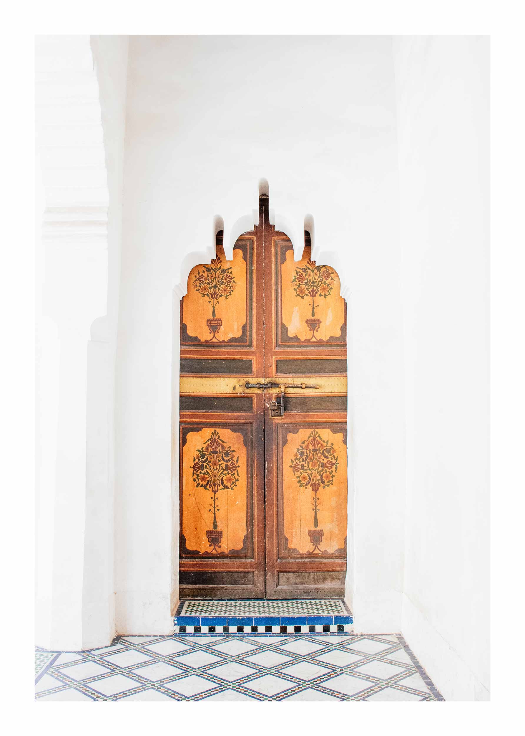 Moroccan Door No.2 Poster - Architecture photo (50x70 cm)