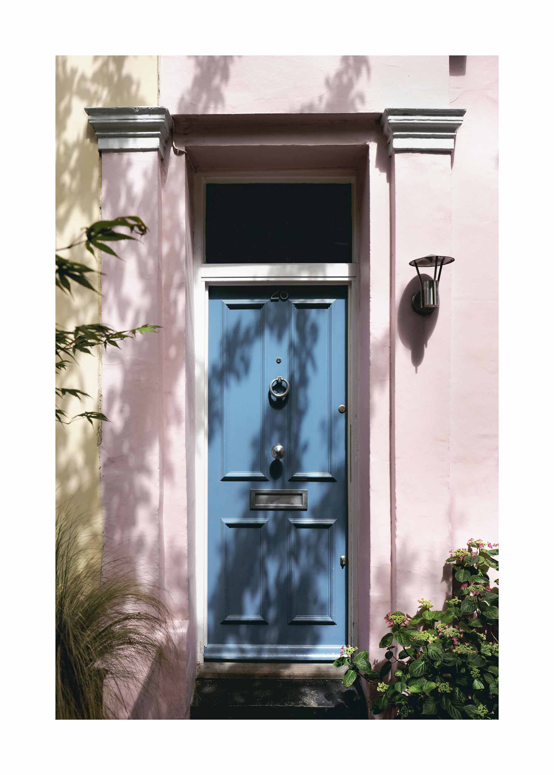 The Azul Door Poster - Architecture photography (30x40 cm)