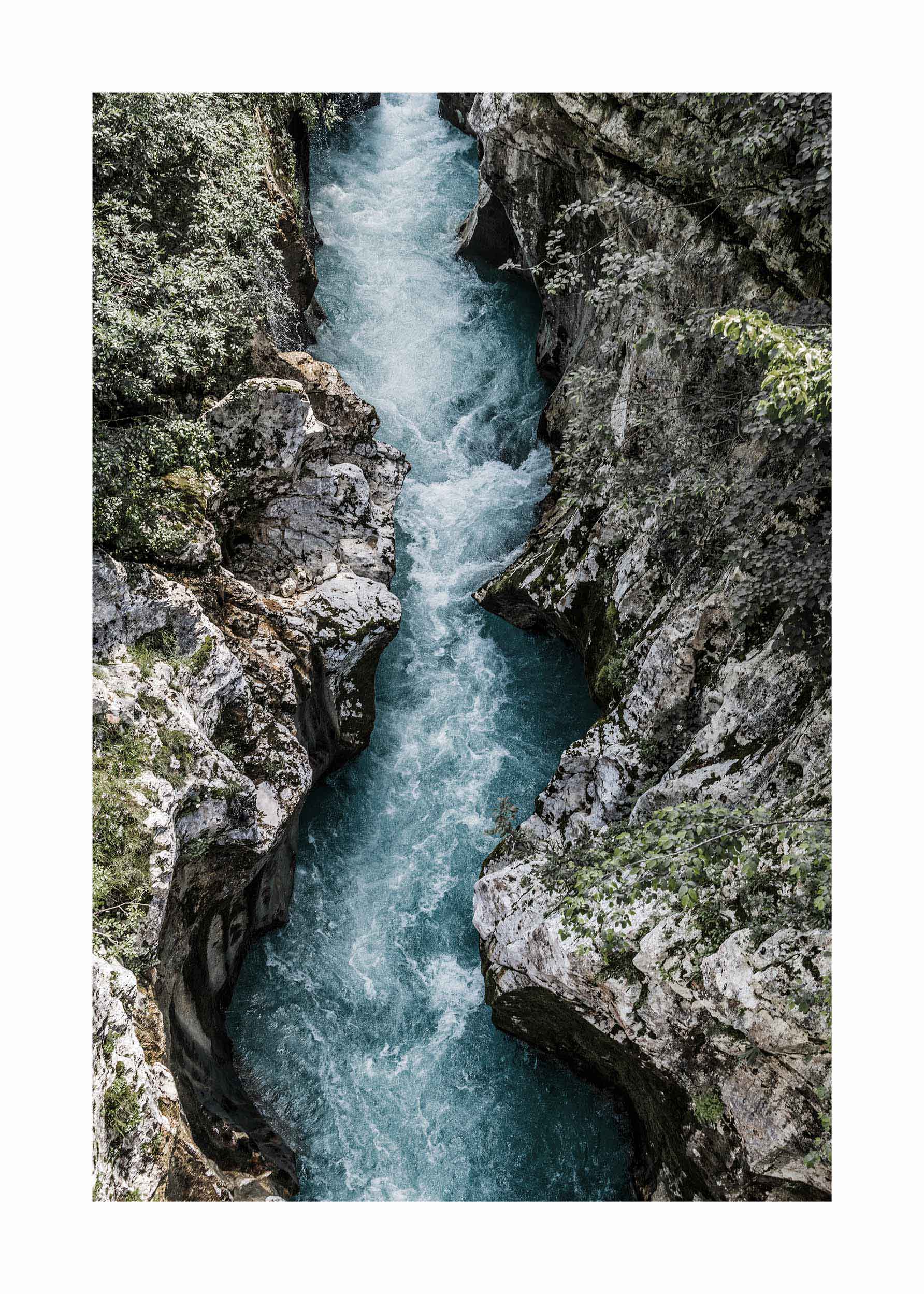 River Poster - Naturfotografie (50x70 cm)