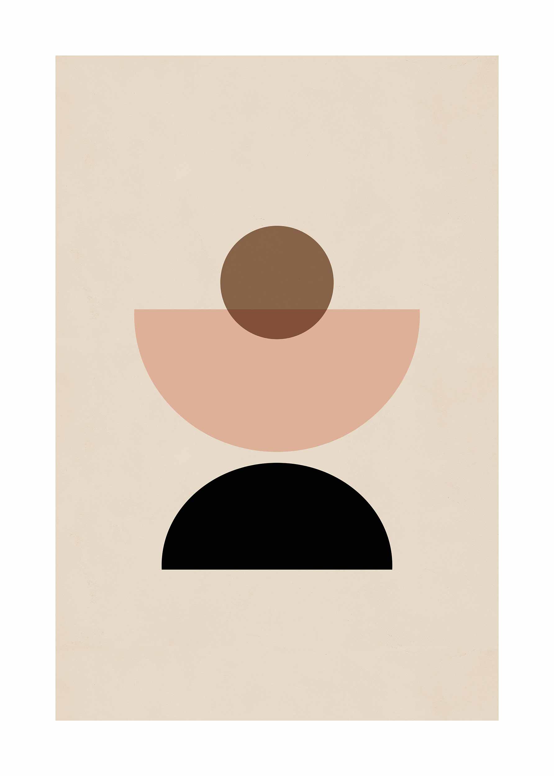 Balance Forms Poster - Abstrakte Grafik (70x100 cm)