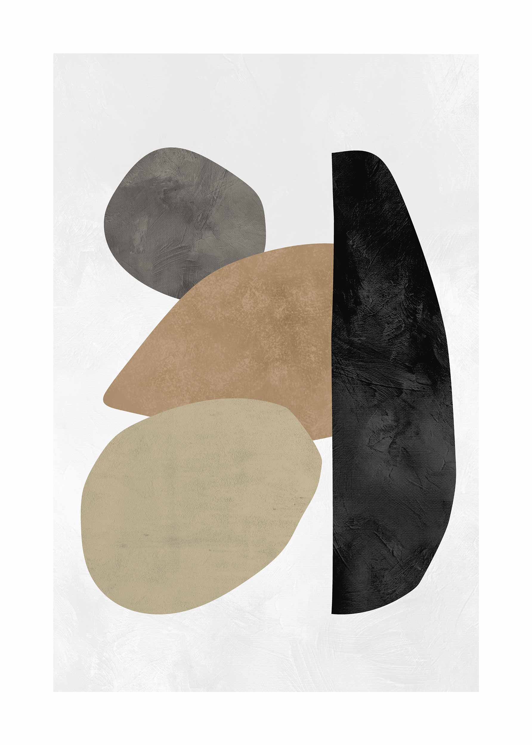 Formation No.5 Poster - Abstrakte Grafik (40x50 cm)