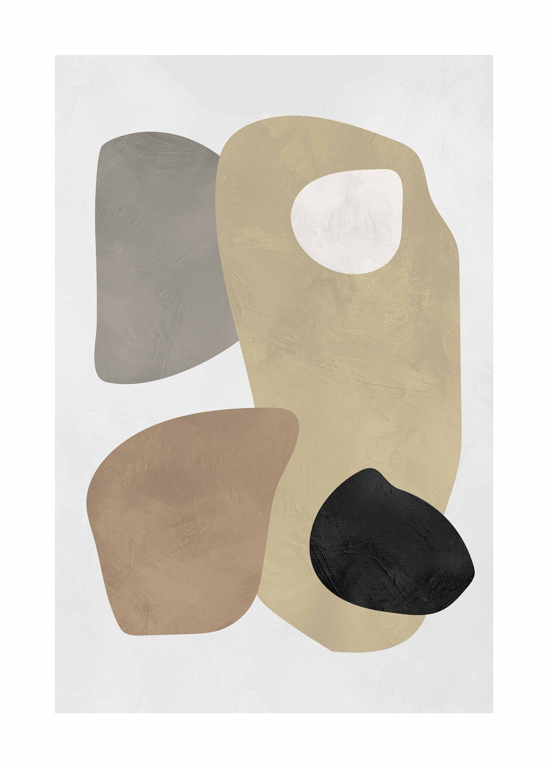 Formation No.2 Poster - Abstrakte Grafik (30x40 cm)