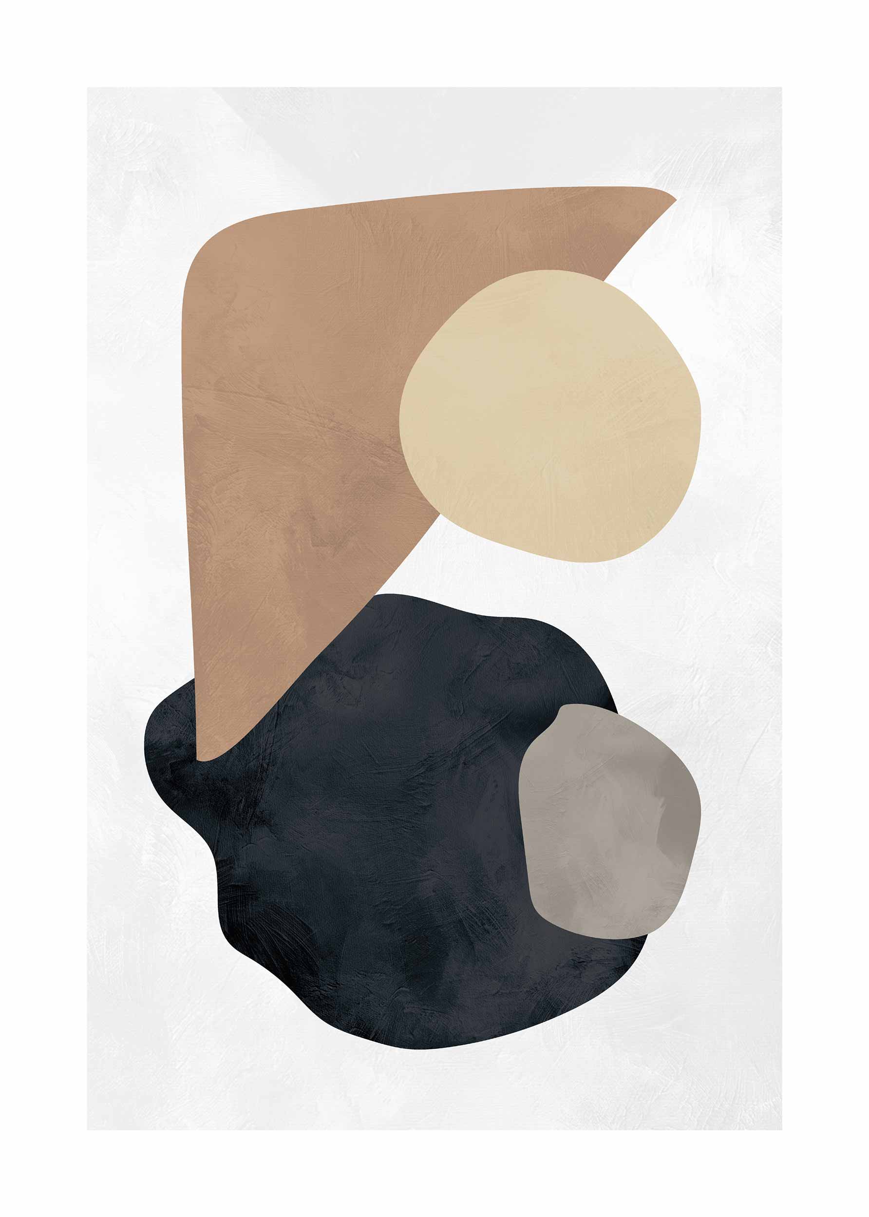 Formation No.3 Poster - Abstrakte Grafik (21x30 cm)
