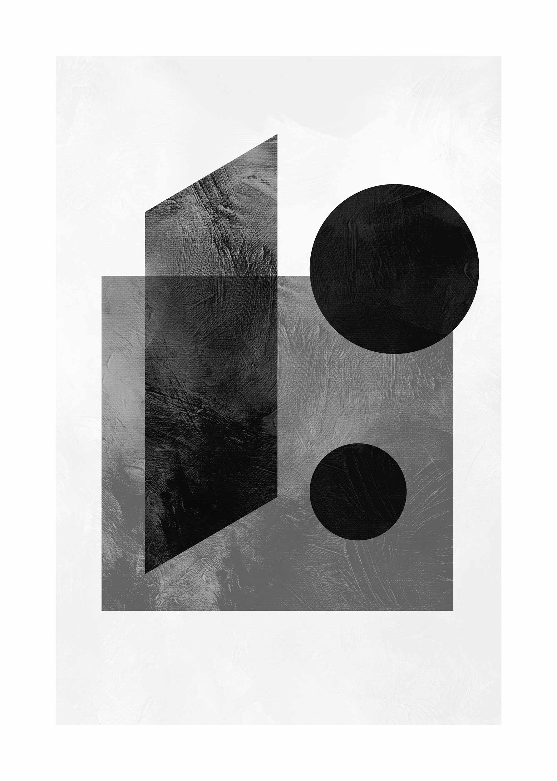 Abstraction No.2 Poster - Abstract illustration (40x50 cm)