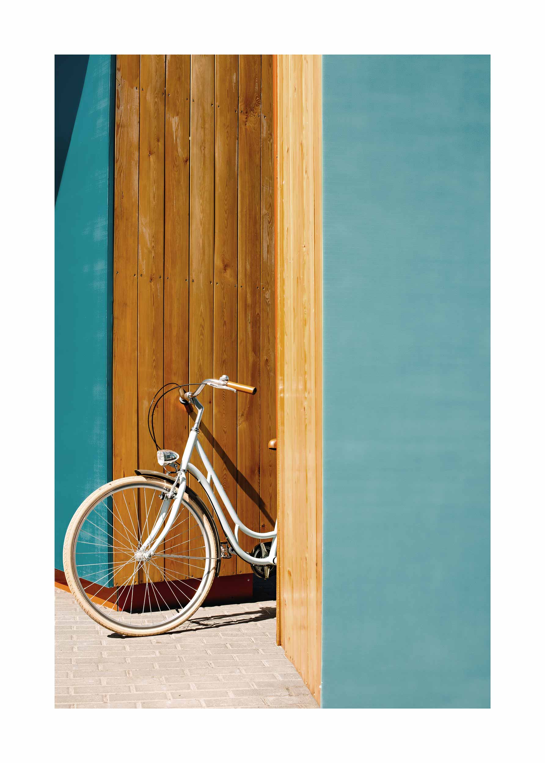 Old Bicycle Poster - Vehicle photography (40x50 cm)