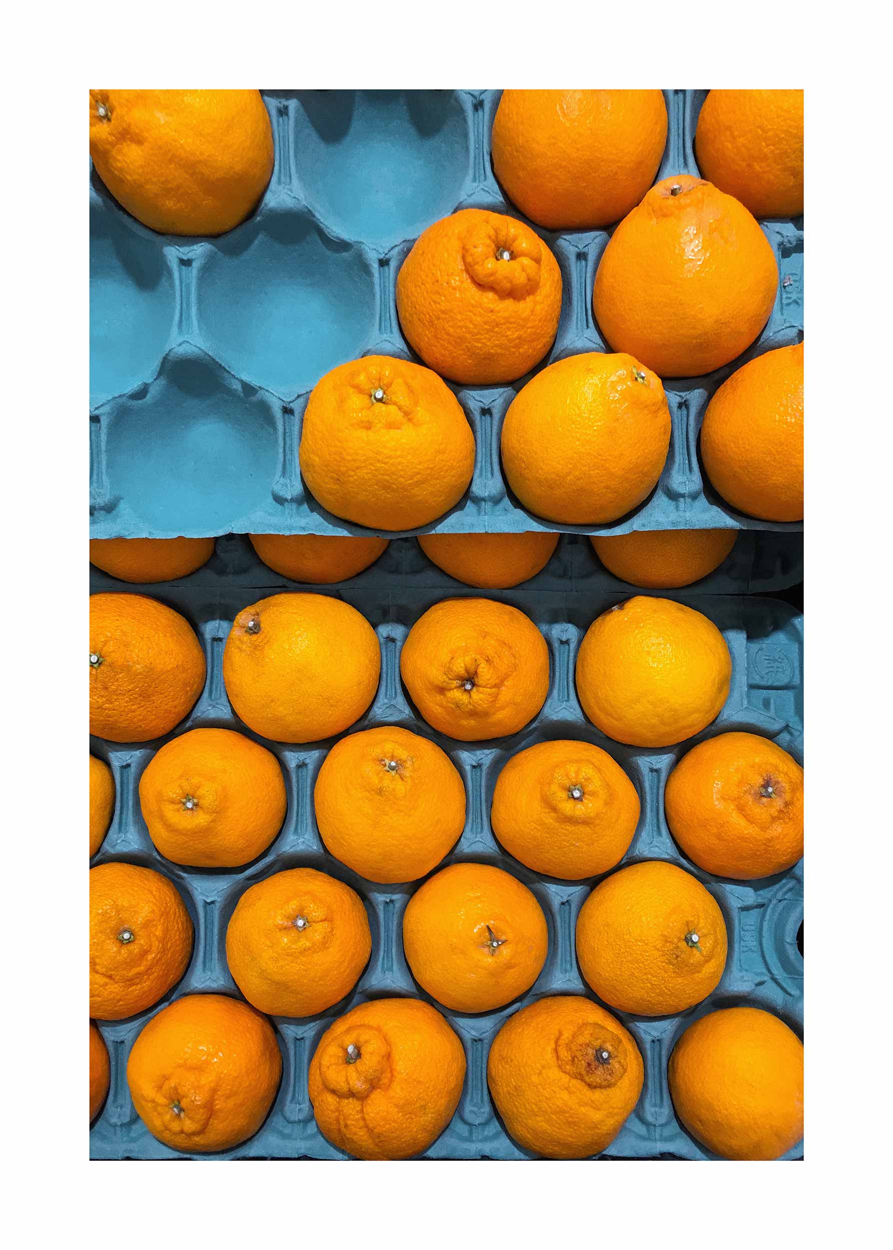 Oranges in Box Poster - Food-Fotografie (21x30 cm)