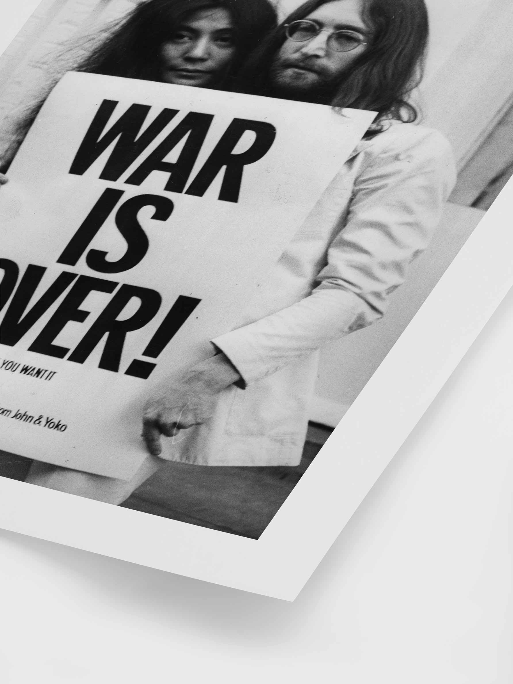 Quote poster – War Is Over | Postery