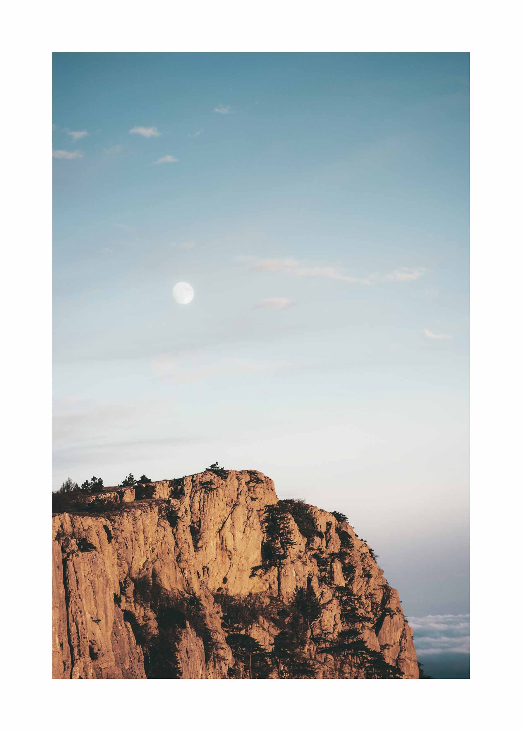 Mountain Peak Poster - Landscape photography (40x50 cm)