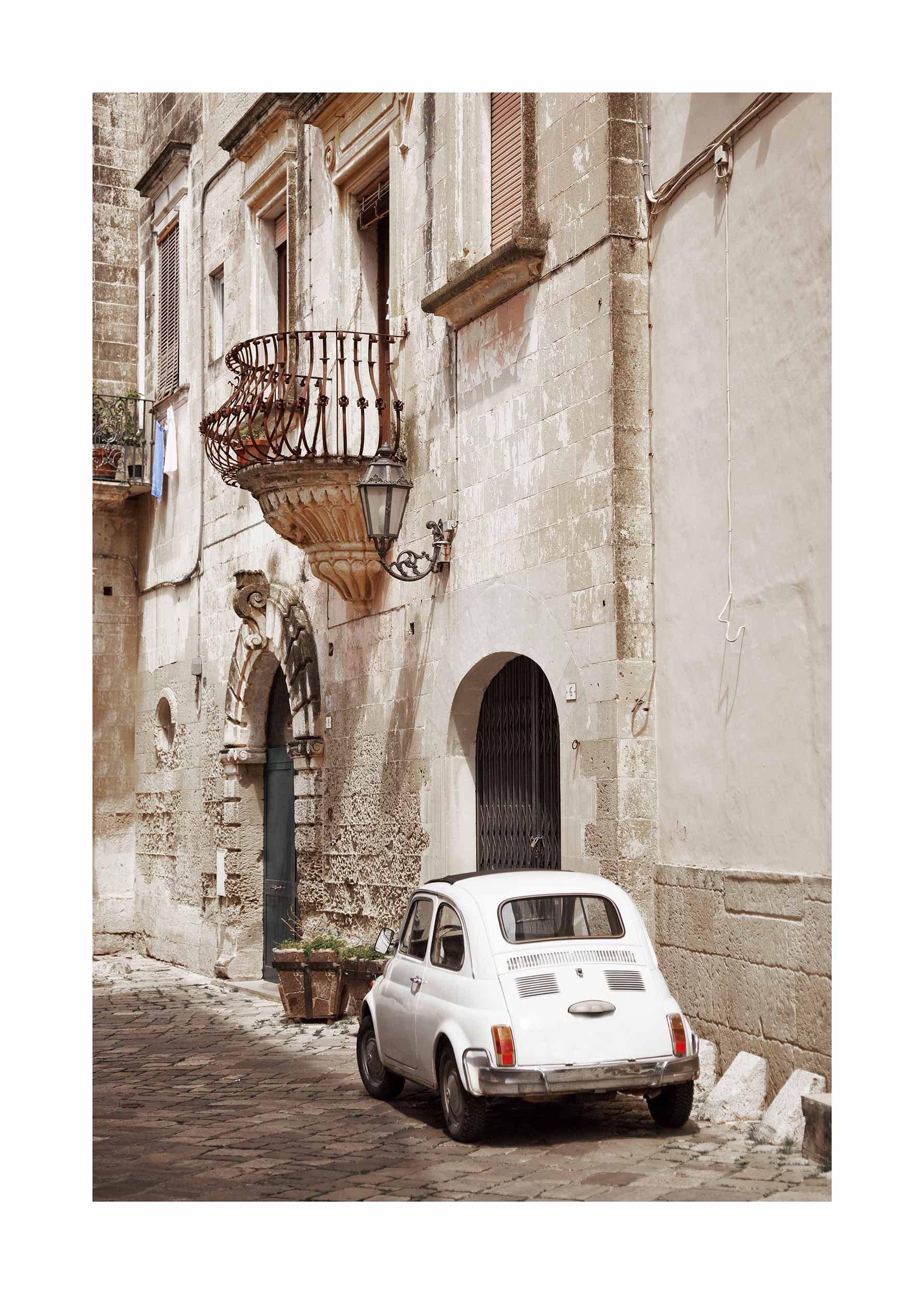Old Italian Town Poster - Stadtfotografie (40x50 cm)