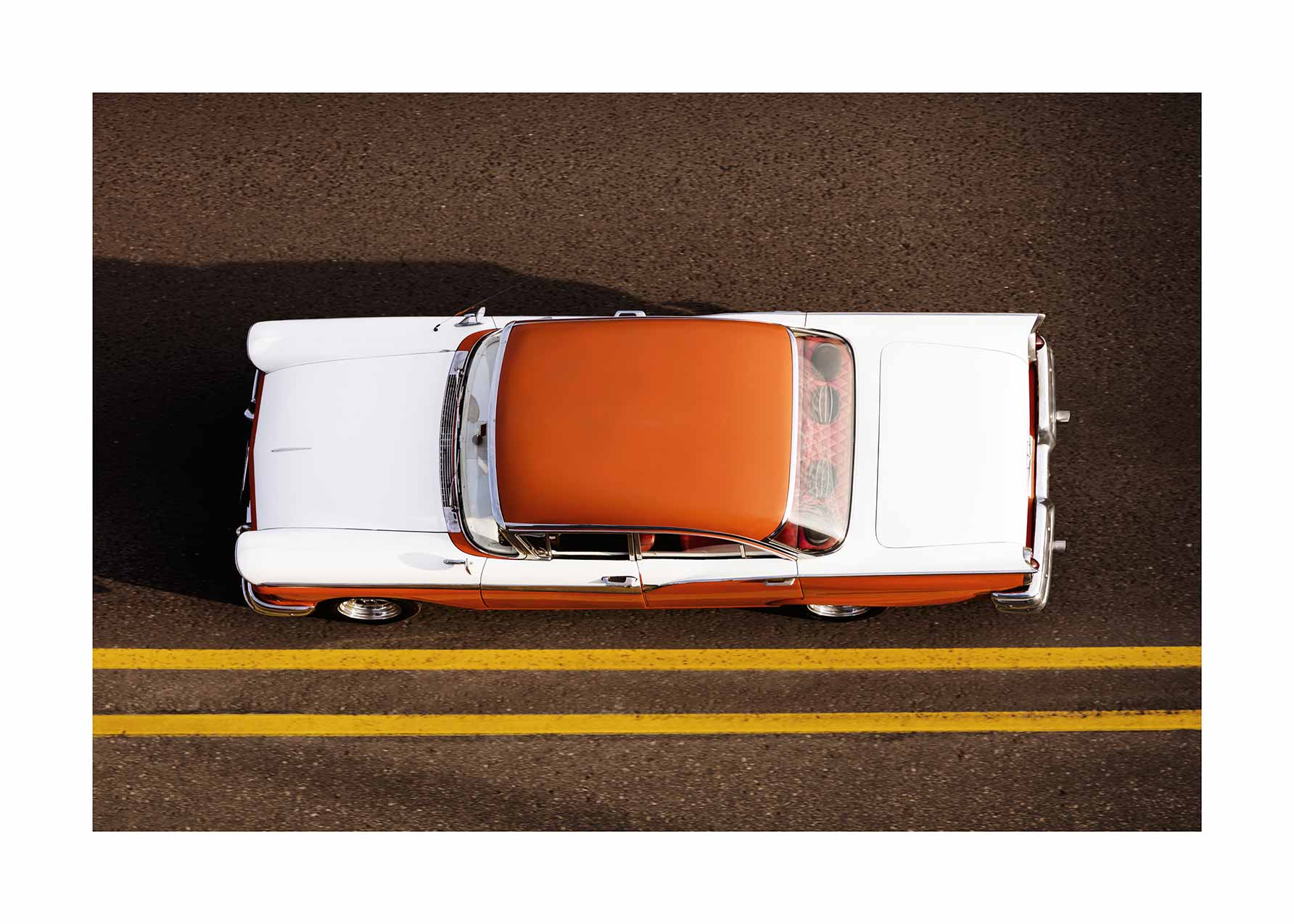 Afternoon Cruise Poster - Vintage car photography (70x100 cm)