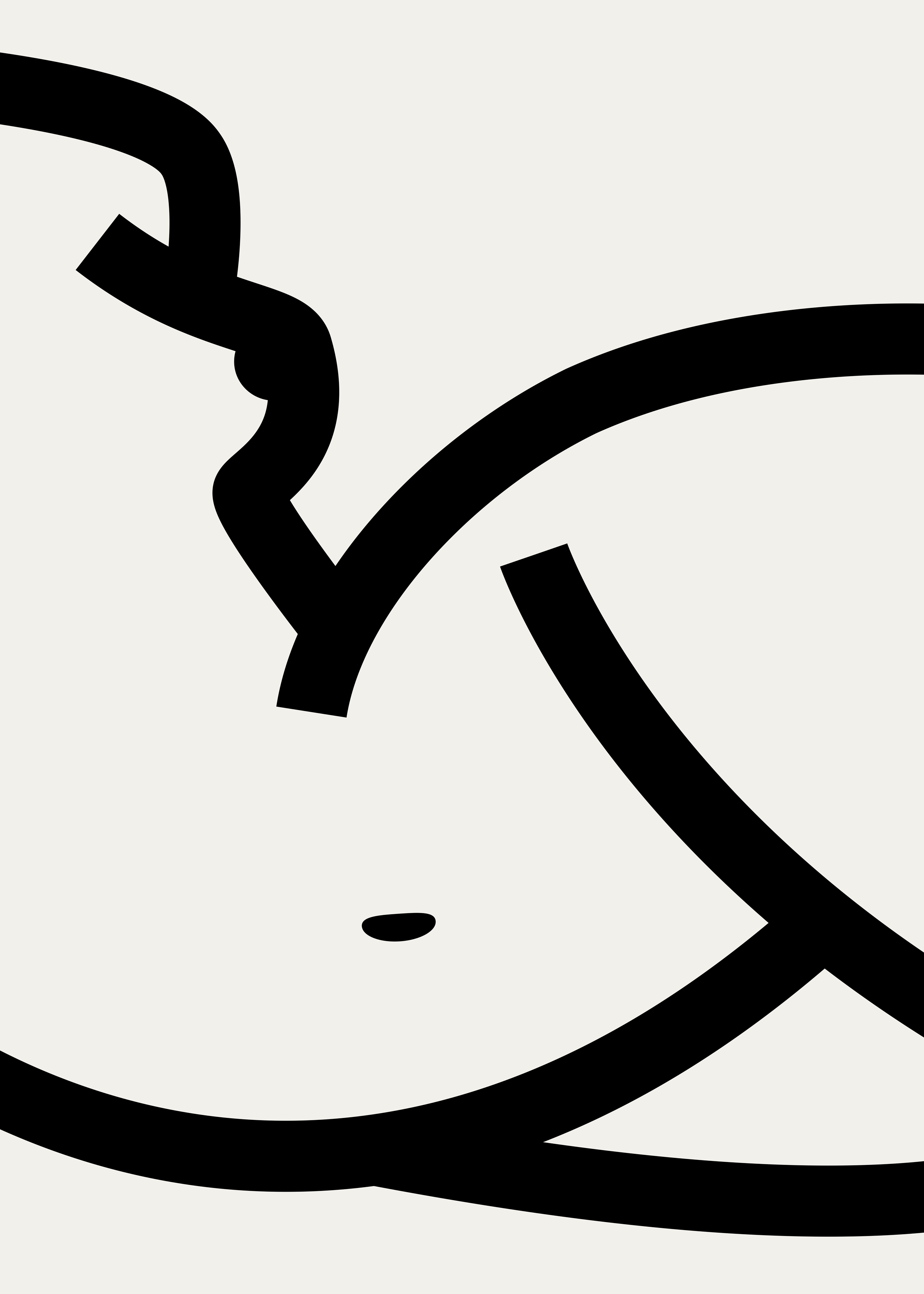 Body Shapes No.1 Poster - Face line art (30x40 cm)