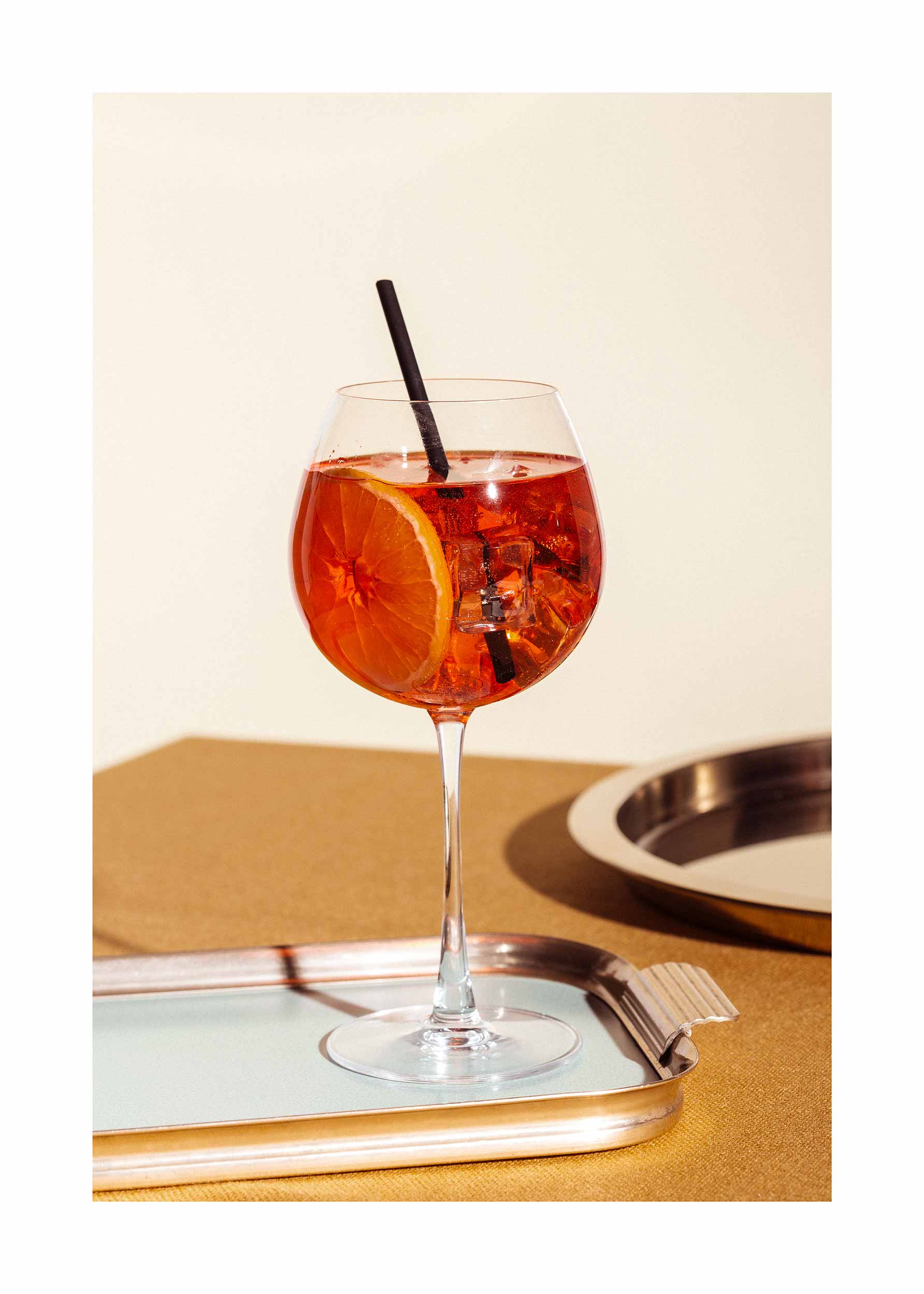 Aperol Spritz Drink plakat - Drinkillustration (70x100 cm)