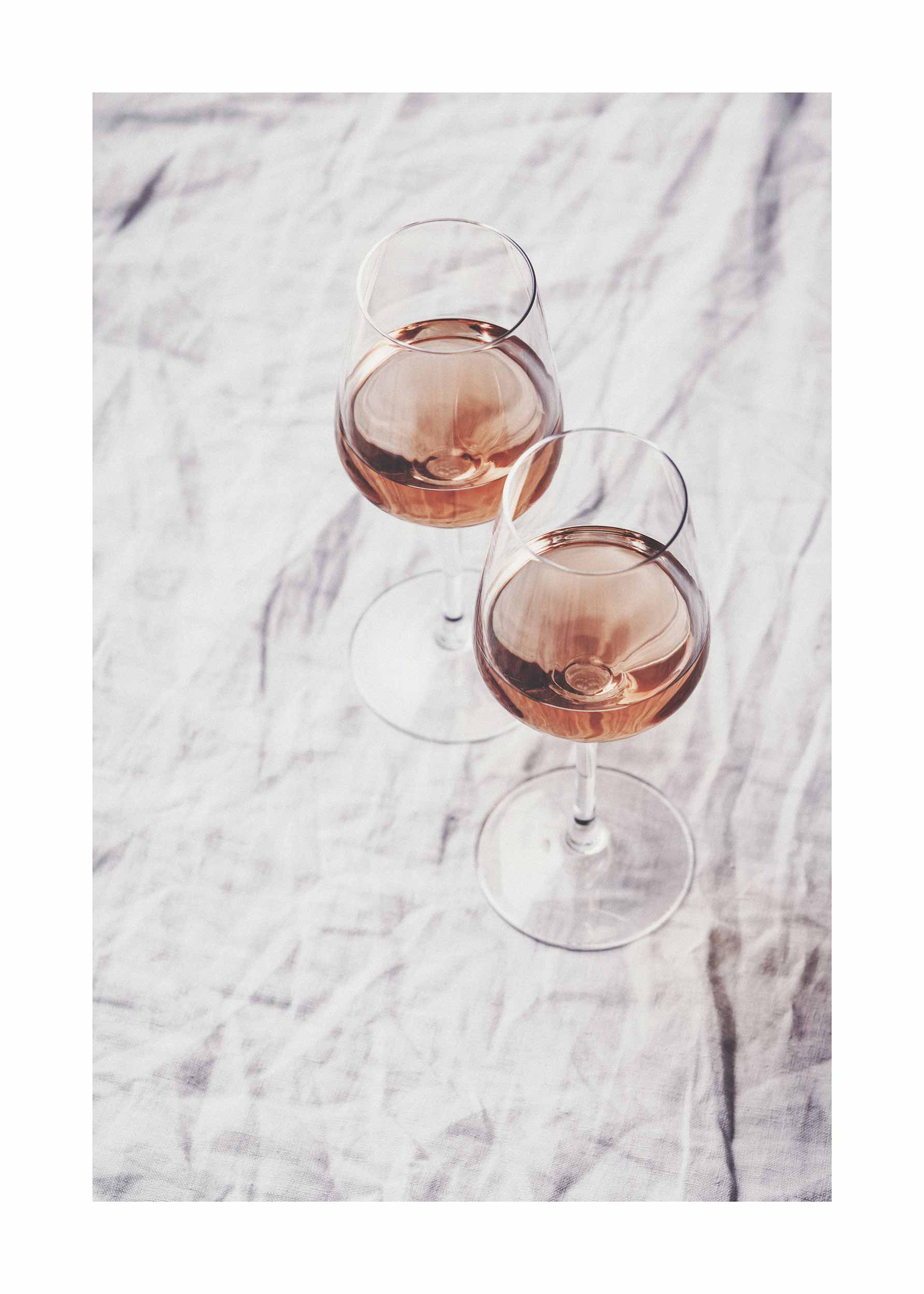 Rosé Times Poster - Drink photography (50x70 cm)
