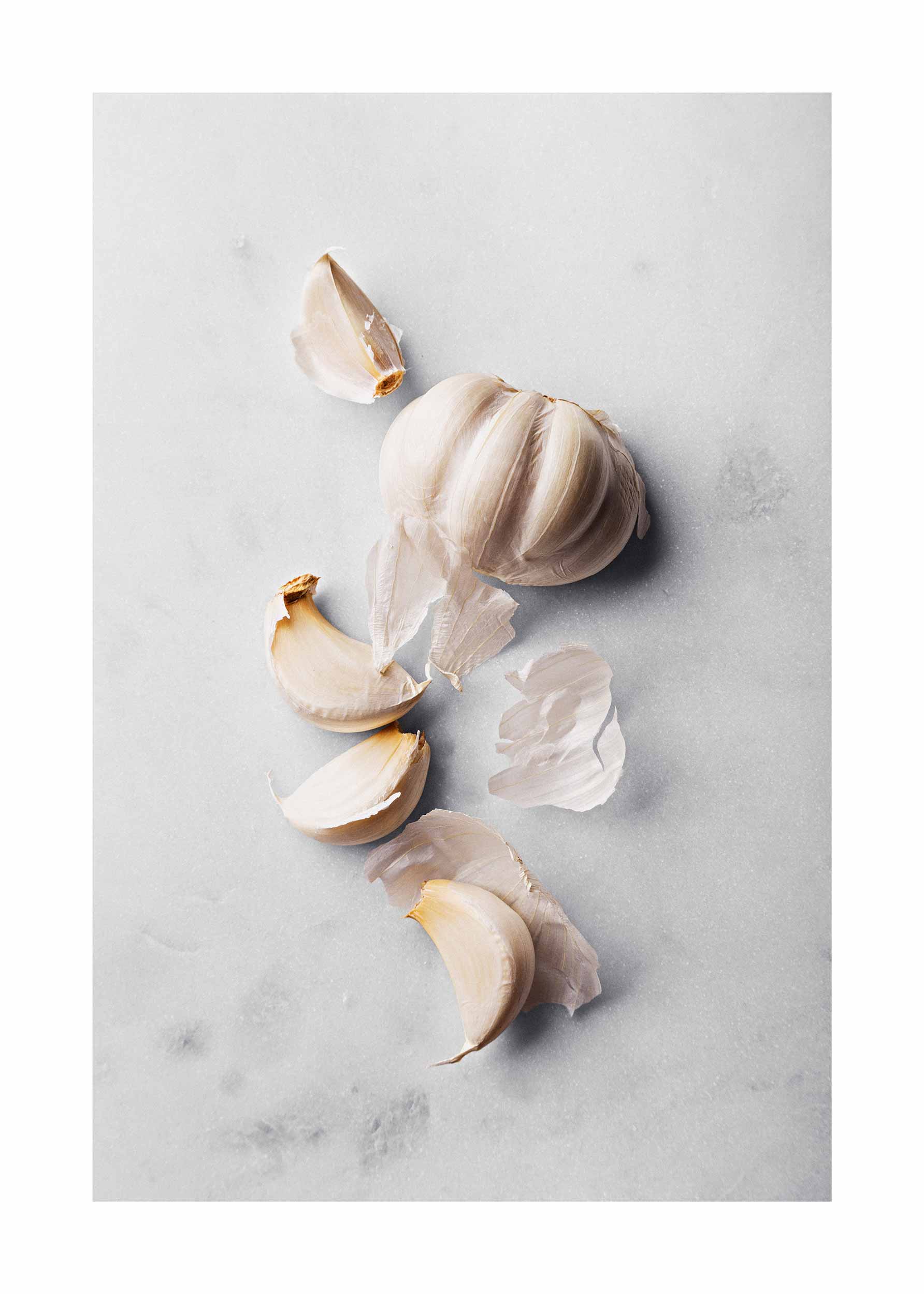 Garlic Cloves plakat - Madfotografi (21x30 cm)