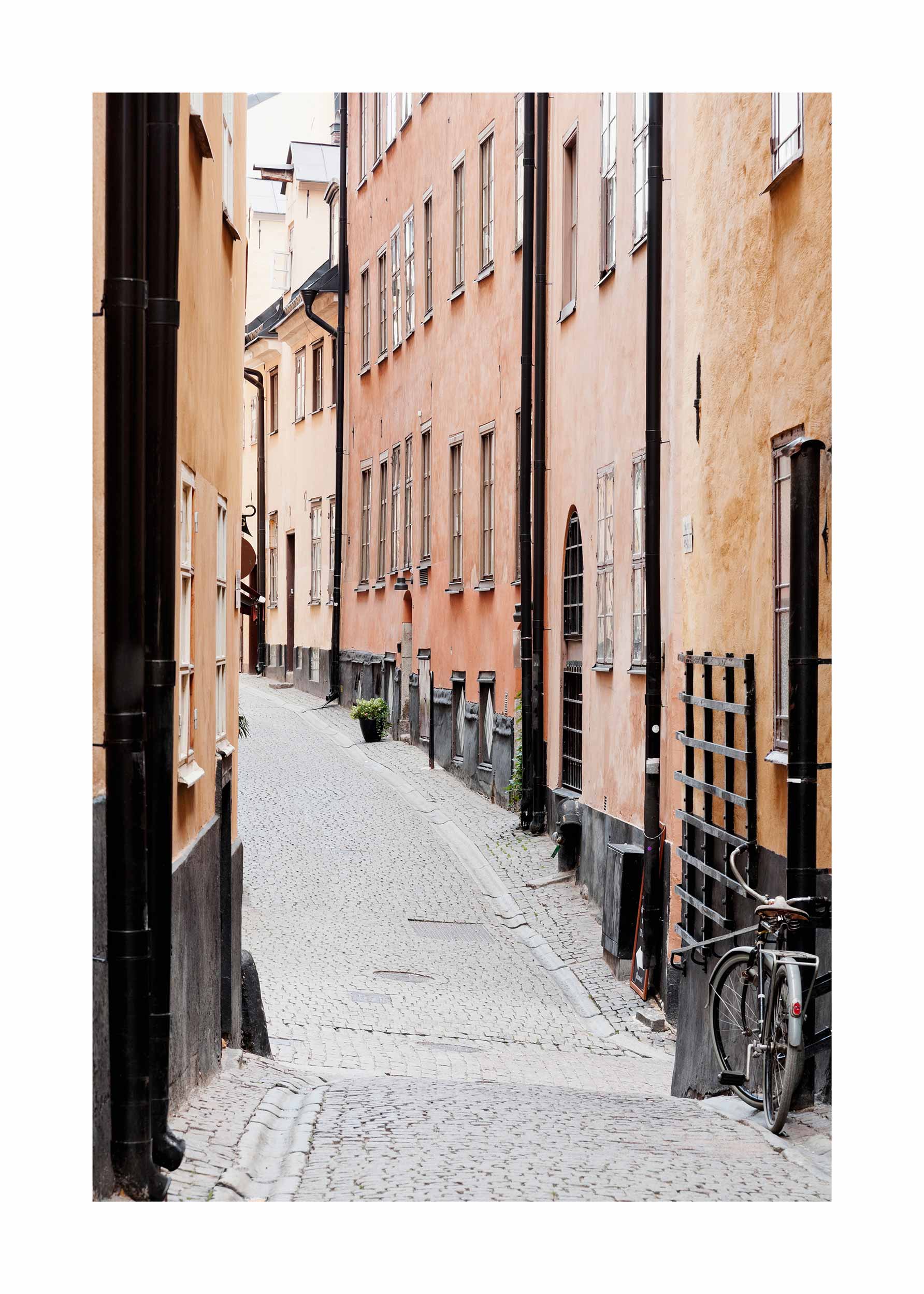 Old Town Stockholm Poster - Architecture photography (70x100 cm)