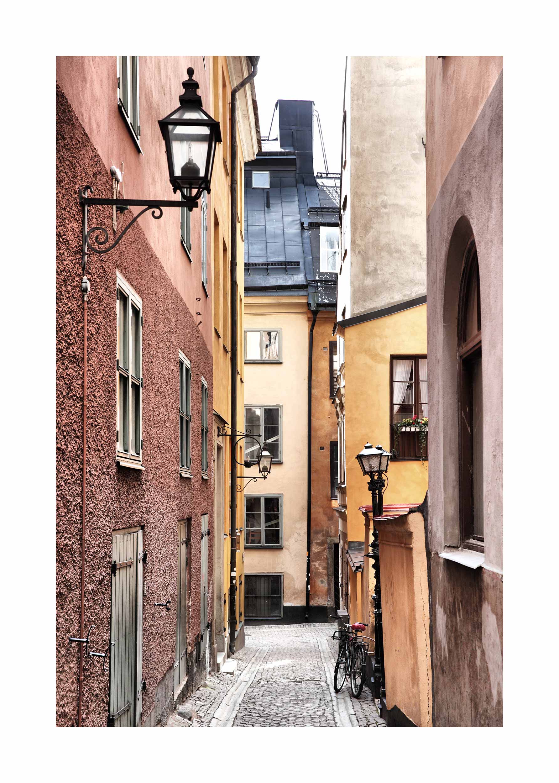 Old Town Stockholm View Poster - Architecture photography (50x70 cm)
