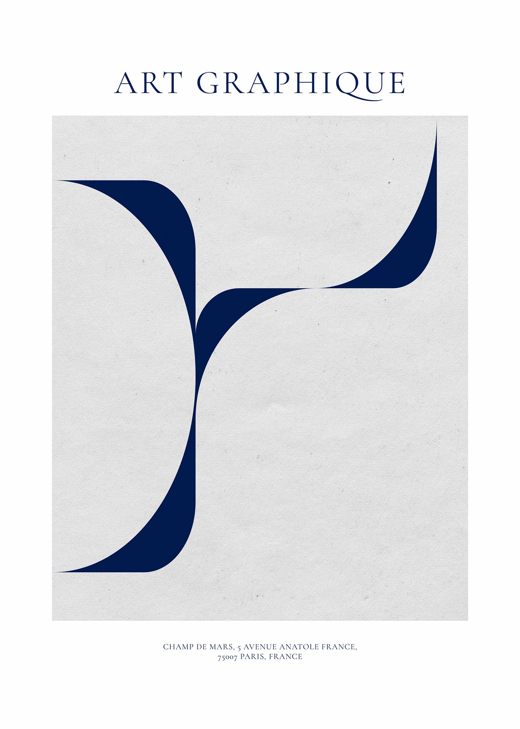 Art Graphique No.3 Poster - Abstrakte Grafik (50x70 cm)