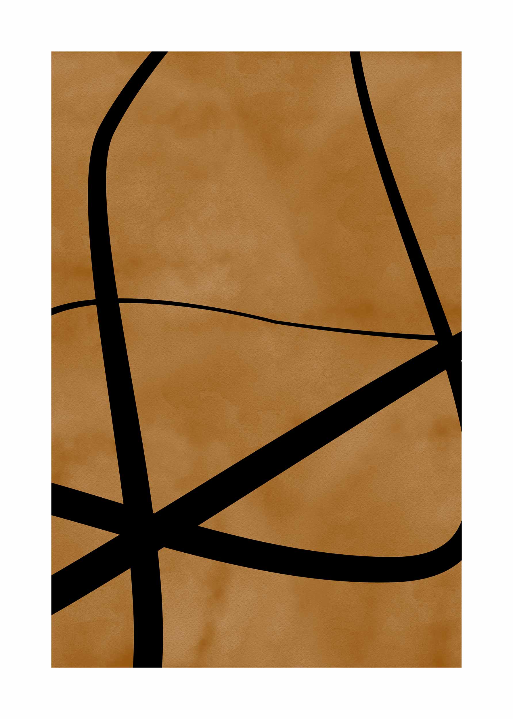 The Knot No.2 Poster - Abstract illustration (30x40 cm)