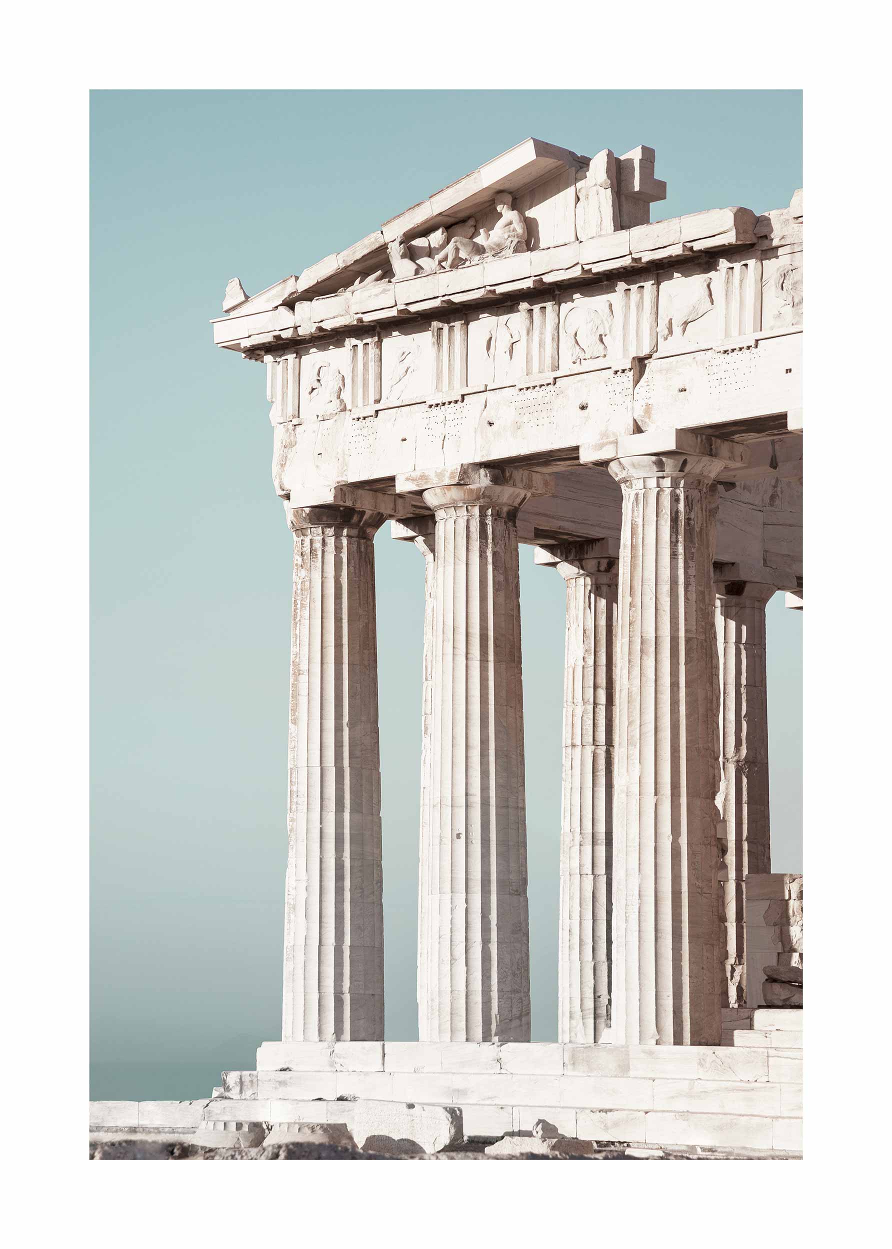 Ancient Athens Poster - Architecture photography (30x40 cm)