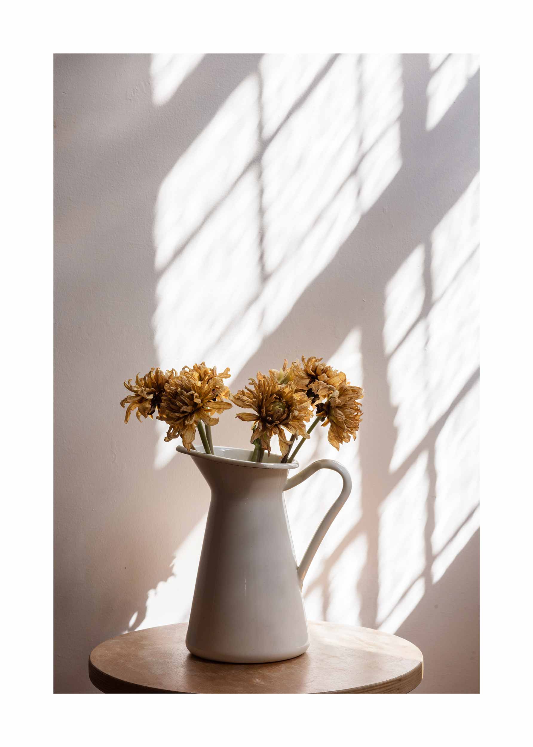 Flower Vase No.3 plakat - Blomsterillustration (50x70 cm)