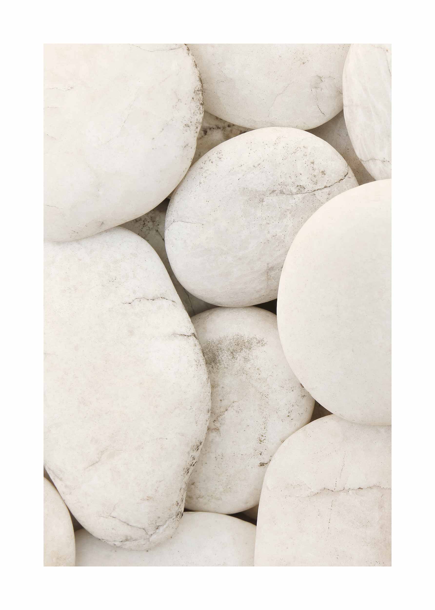 White Stones poster - Nature photography (50x70 cm)