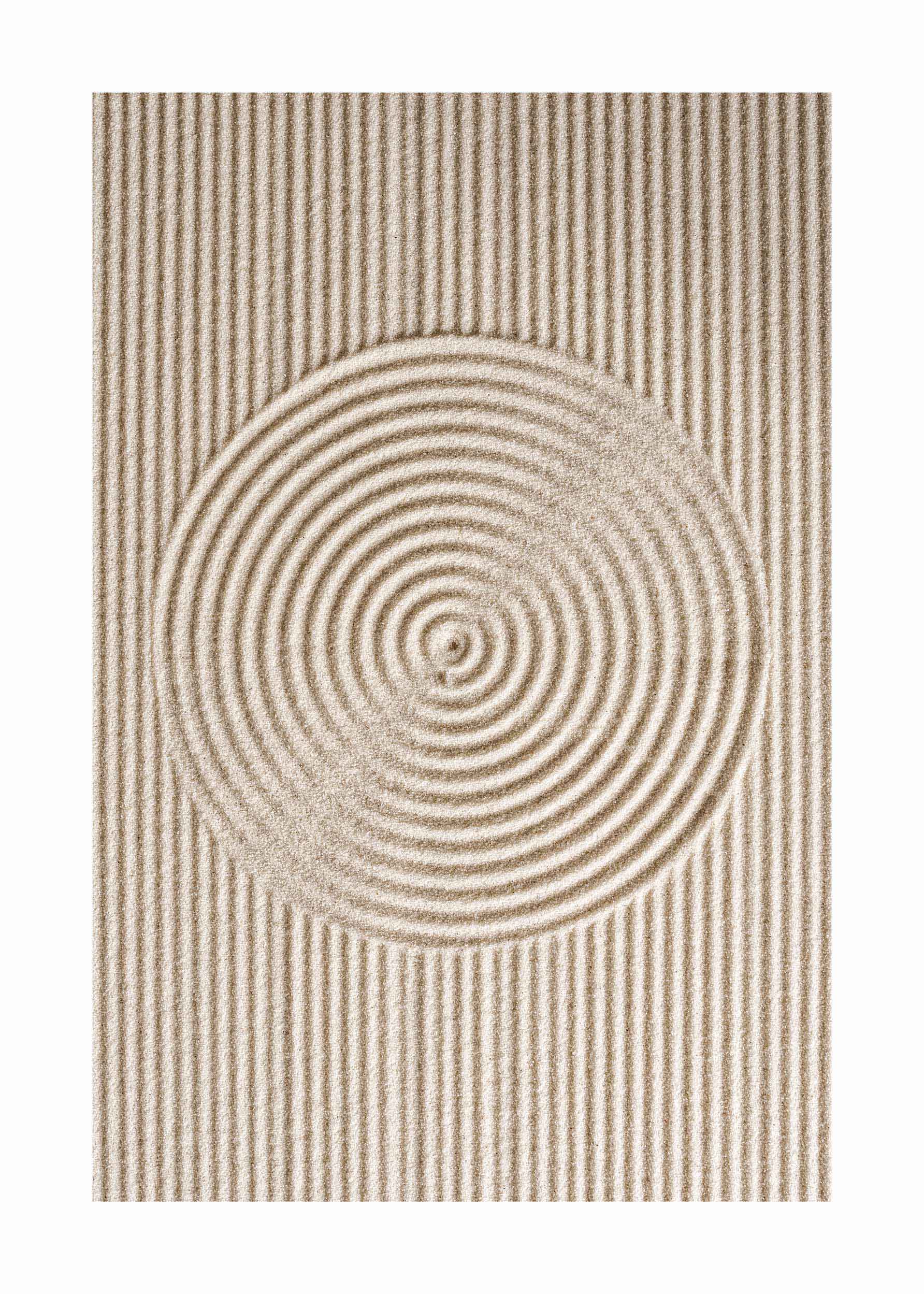 Zen Circles plakat - Abstrakt illustration (50x70 cm)