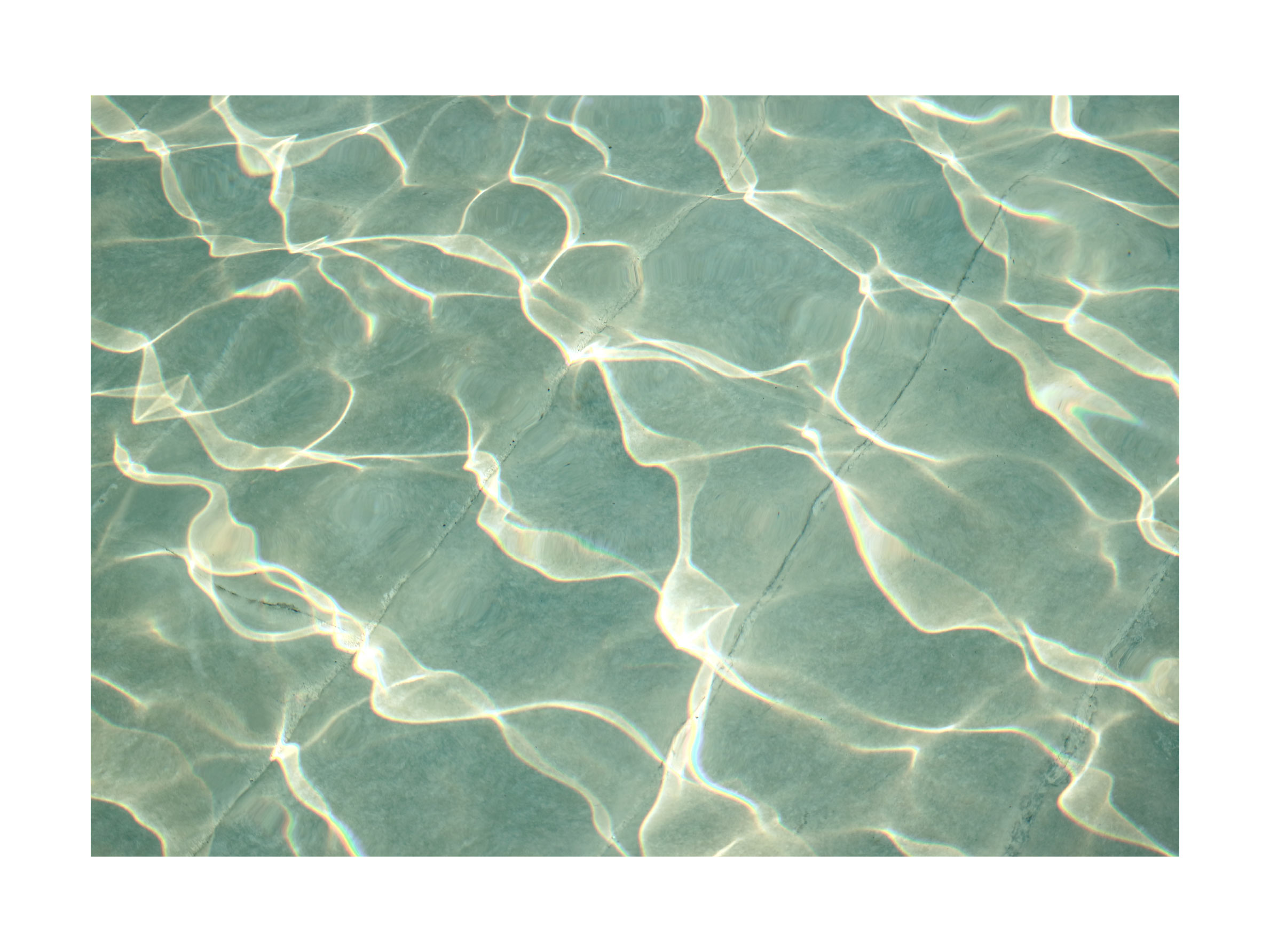 Pool Ripples Poster - Pool water photography (30x40 cm)