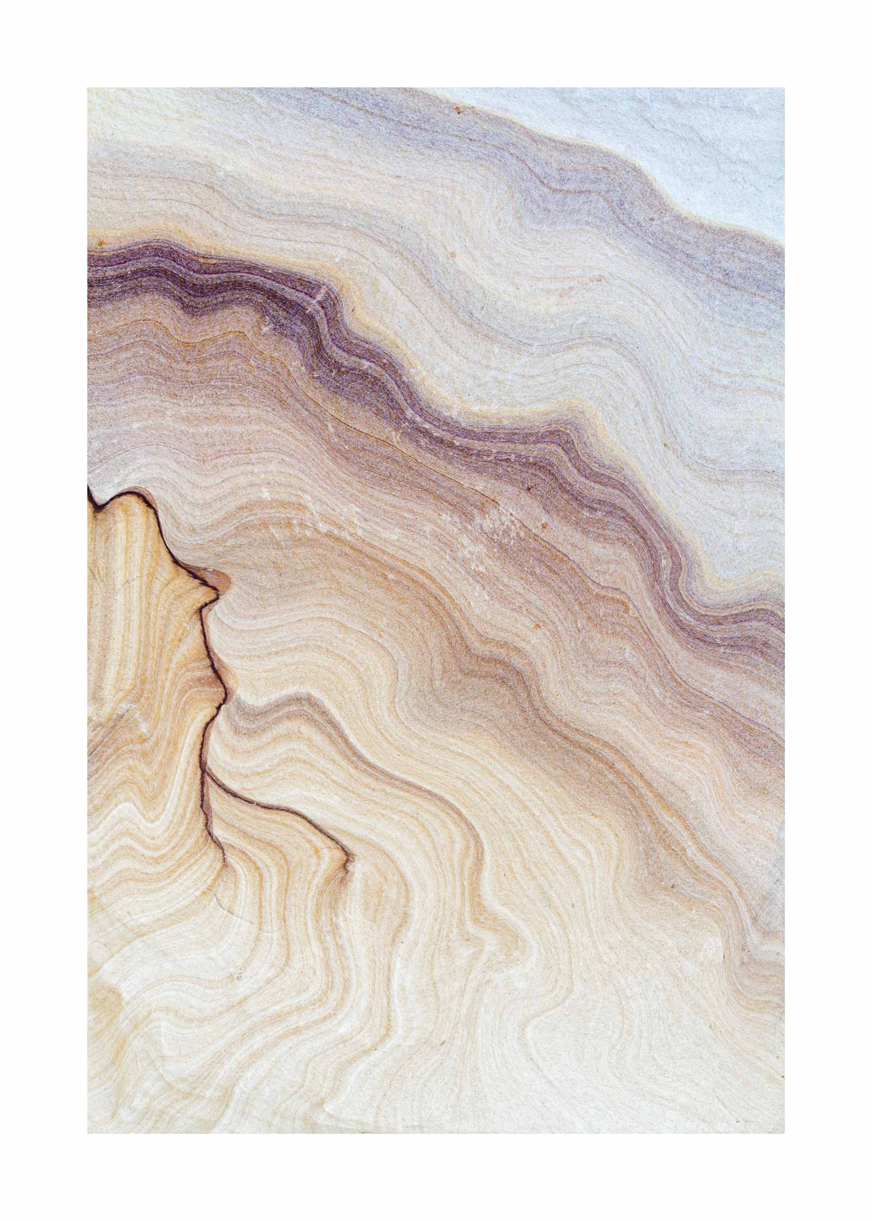 Sandstone Texture Poster - Abstrakte Grafik (30x40 cm)