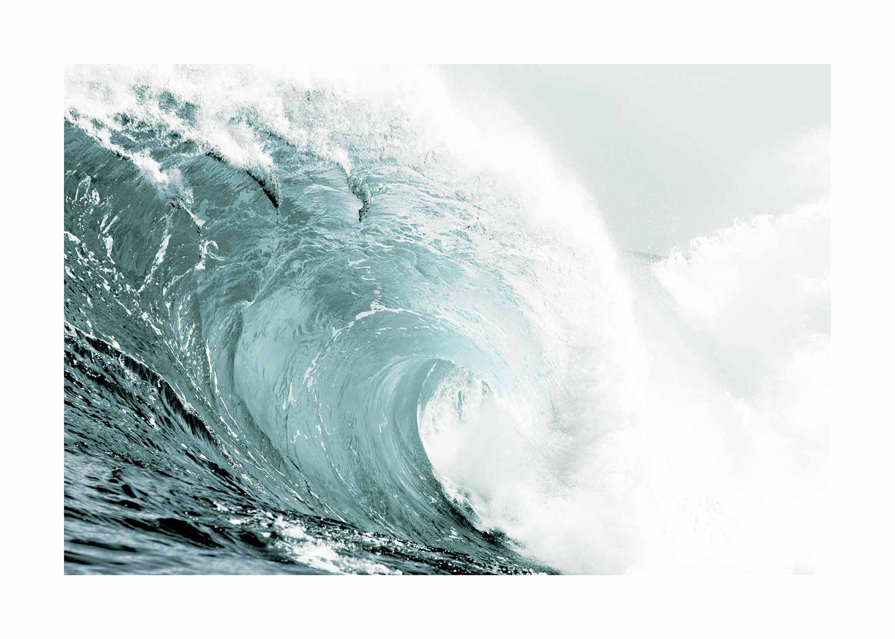 Ocean Waves Poster - Coastal photography (30x40 cm)