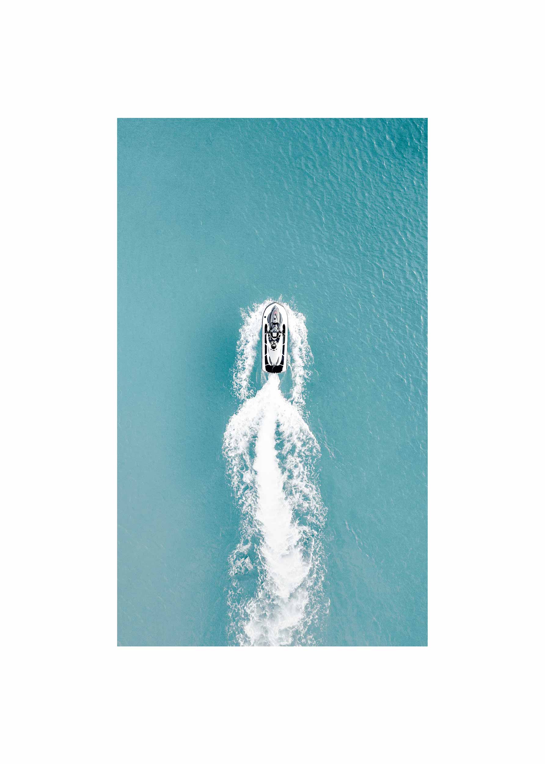 Jetski Ride Poster - Coastal photography (30x40 cm)