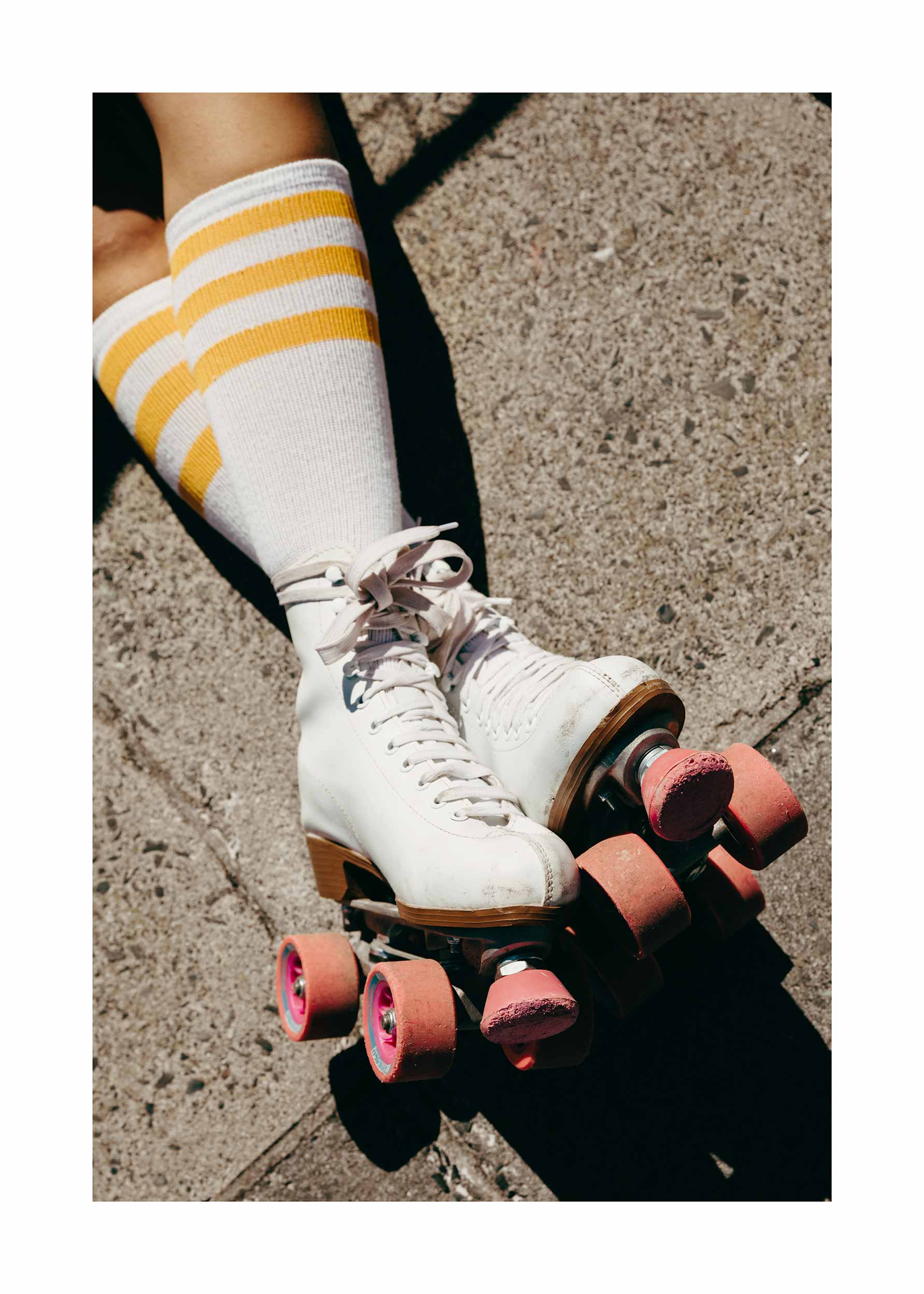 Vintage Roller Skates Poster - Roller skating photography (30x40 cm)