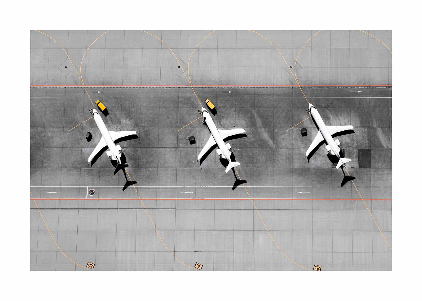 Airport Poster - Airport illustration (50x70 cm)