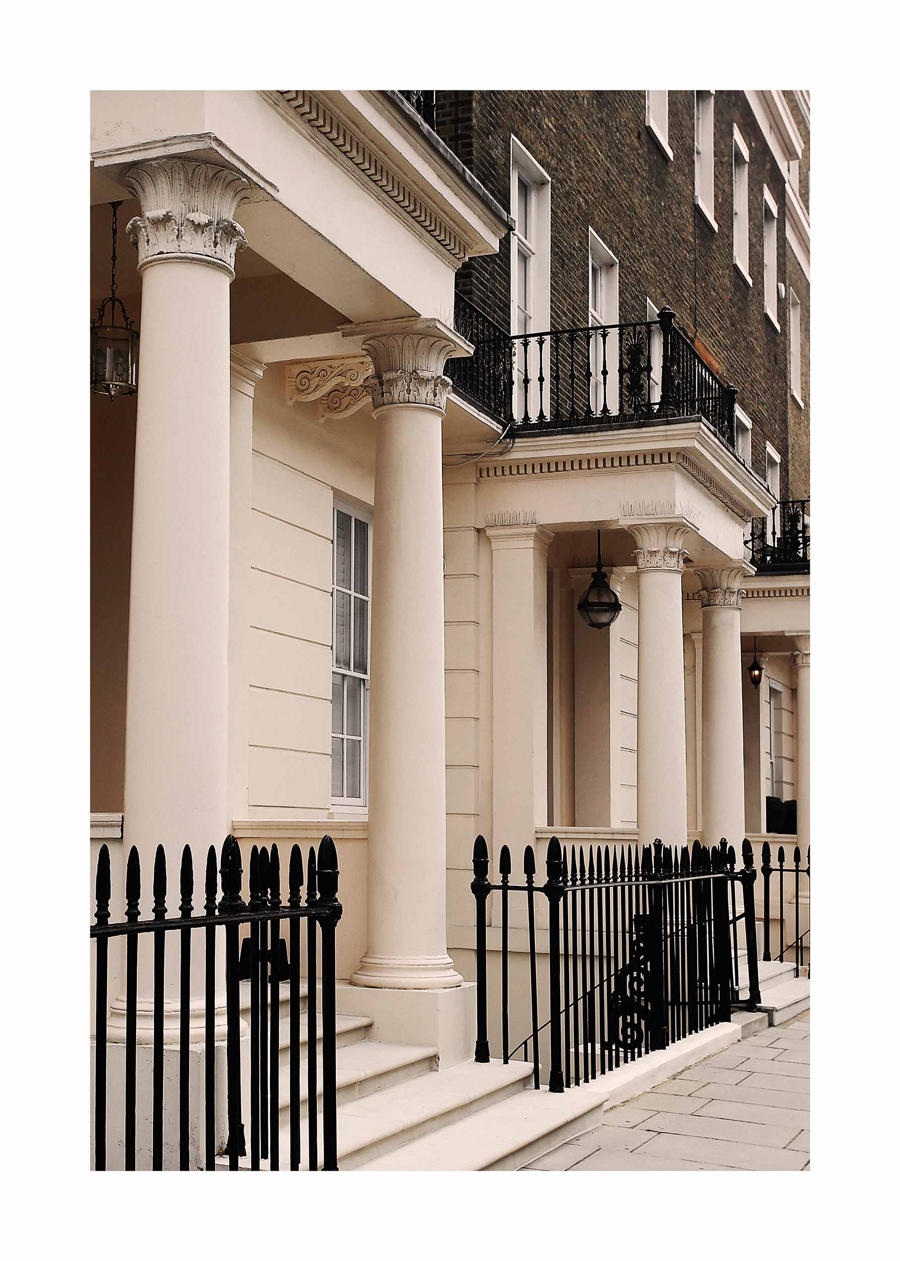 London Facade Poster - Architecture photo (40x50 cm)