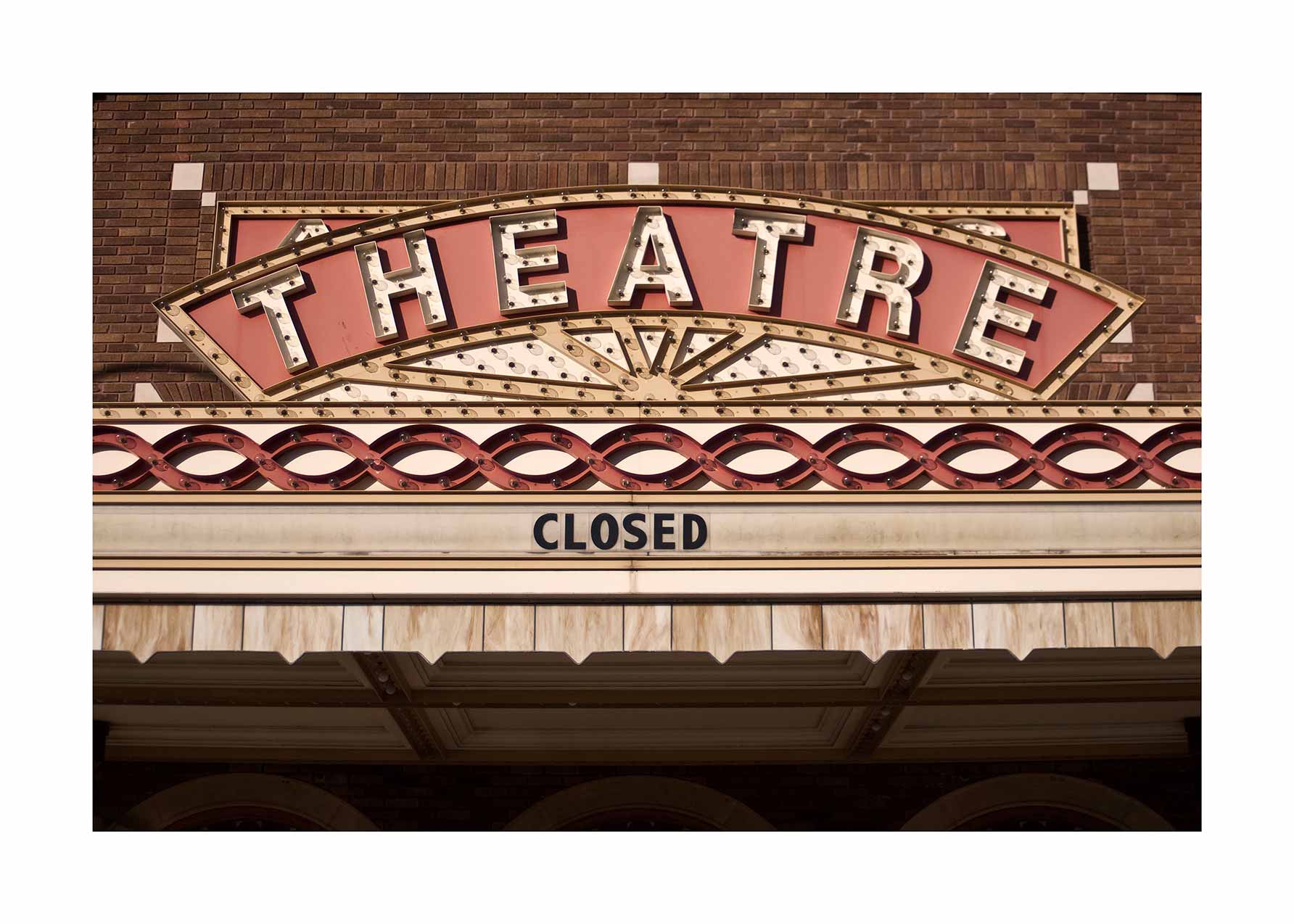 The Theatre Poster - Architecture illustration (30x40 cm)