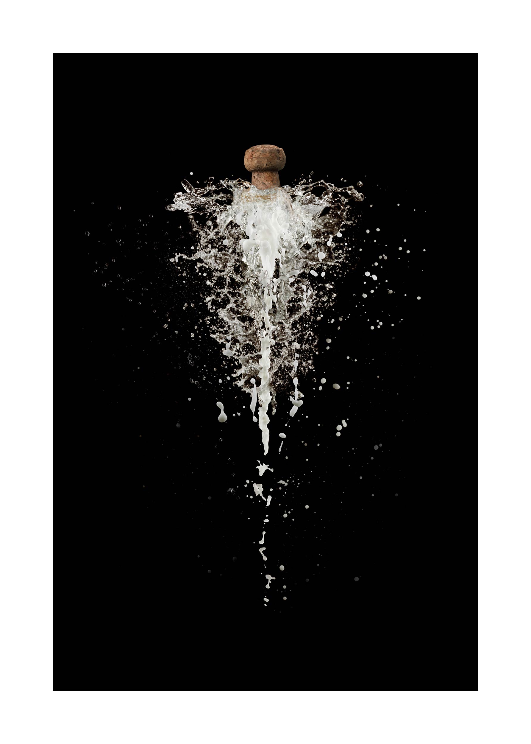 Champagne Cork poster - Drink photography (50x70 cm)