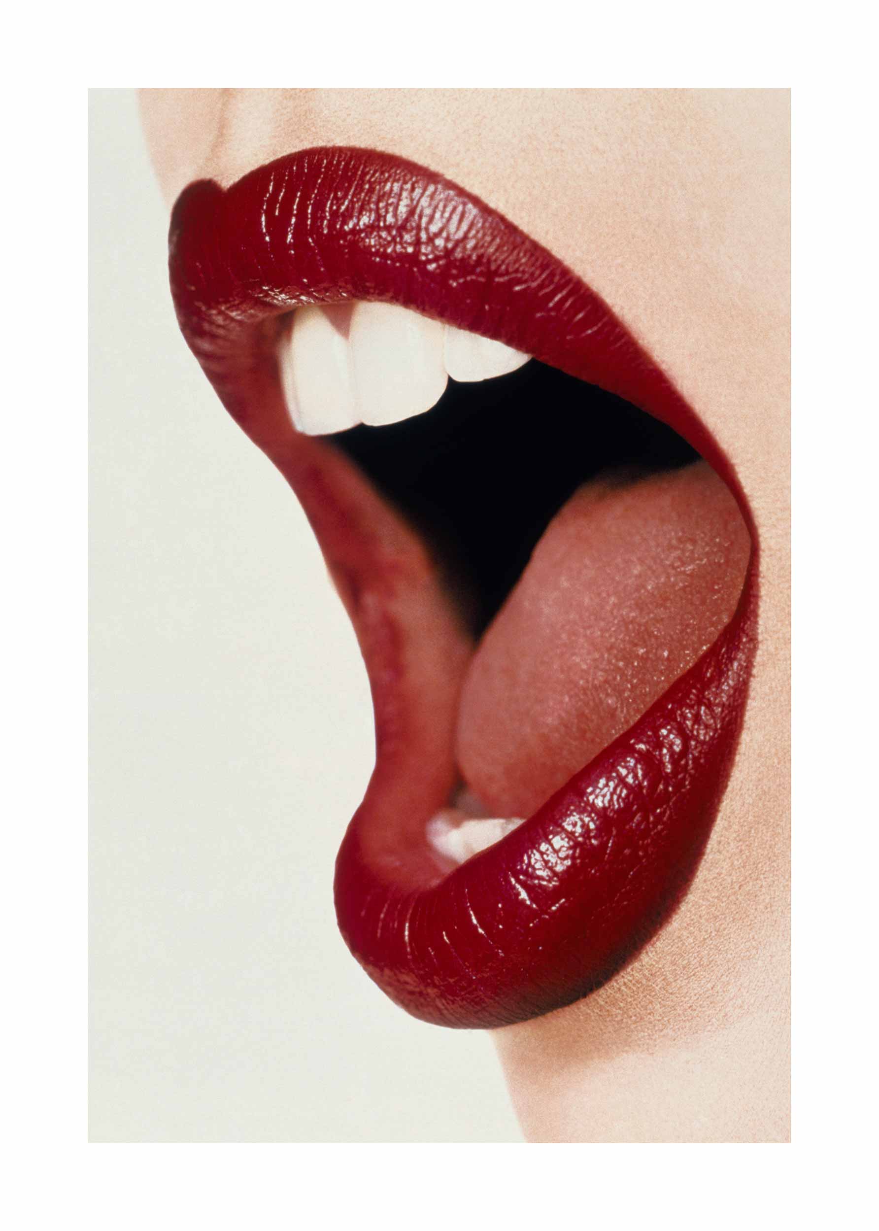 Say Aaa Poster - Lip photography (30x40 cm)