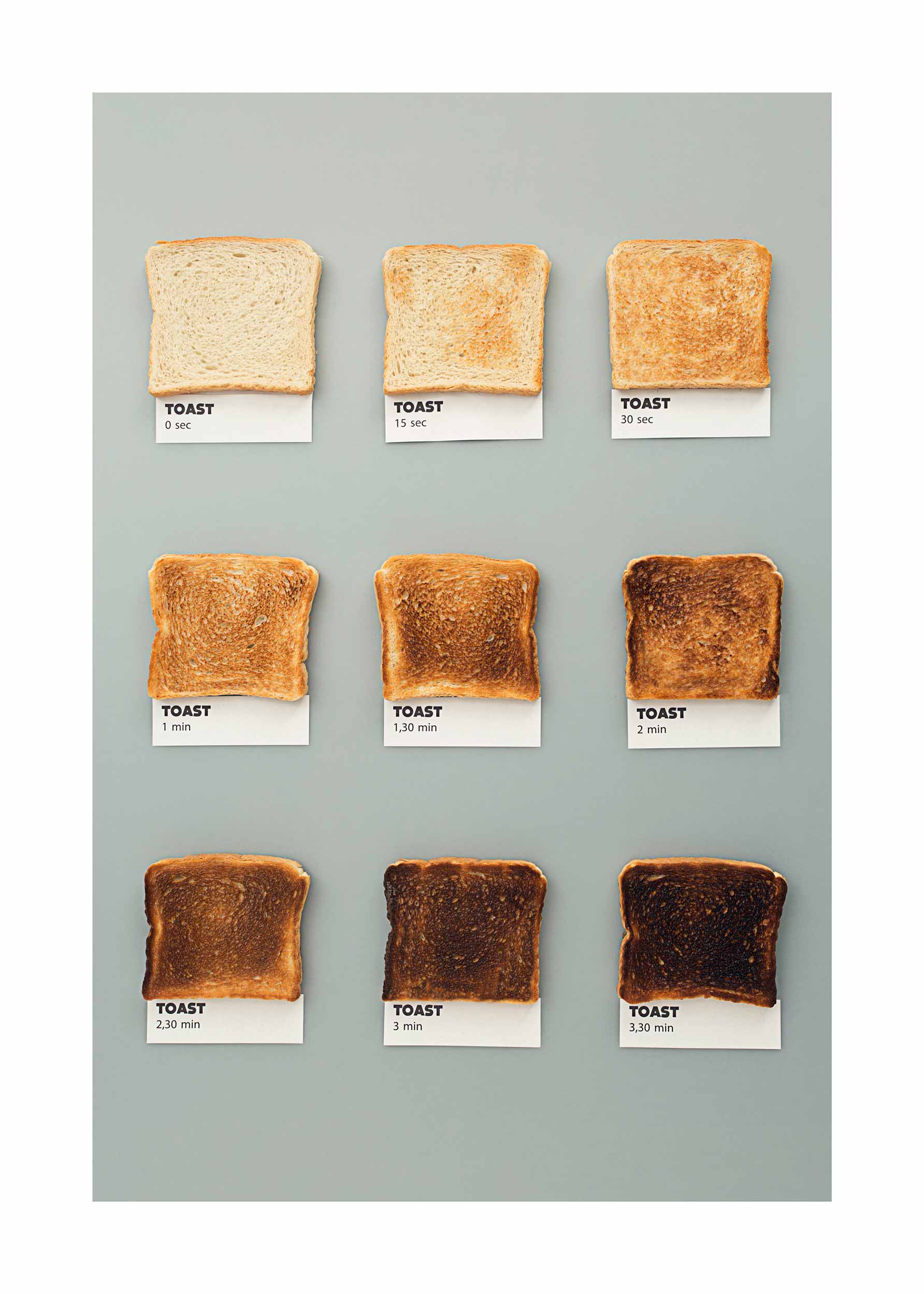 Toast Poster - Food illustration (40x50 cm)