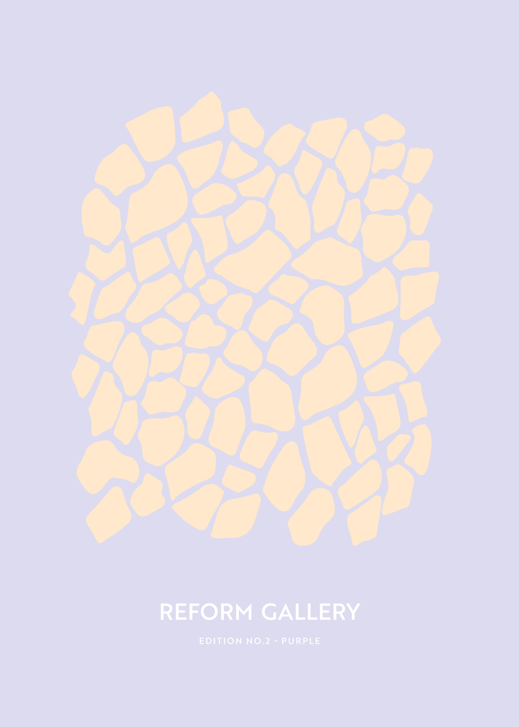 Reform Gallery Purple Poster - Abstract illustration (30x40 cm)