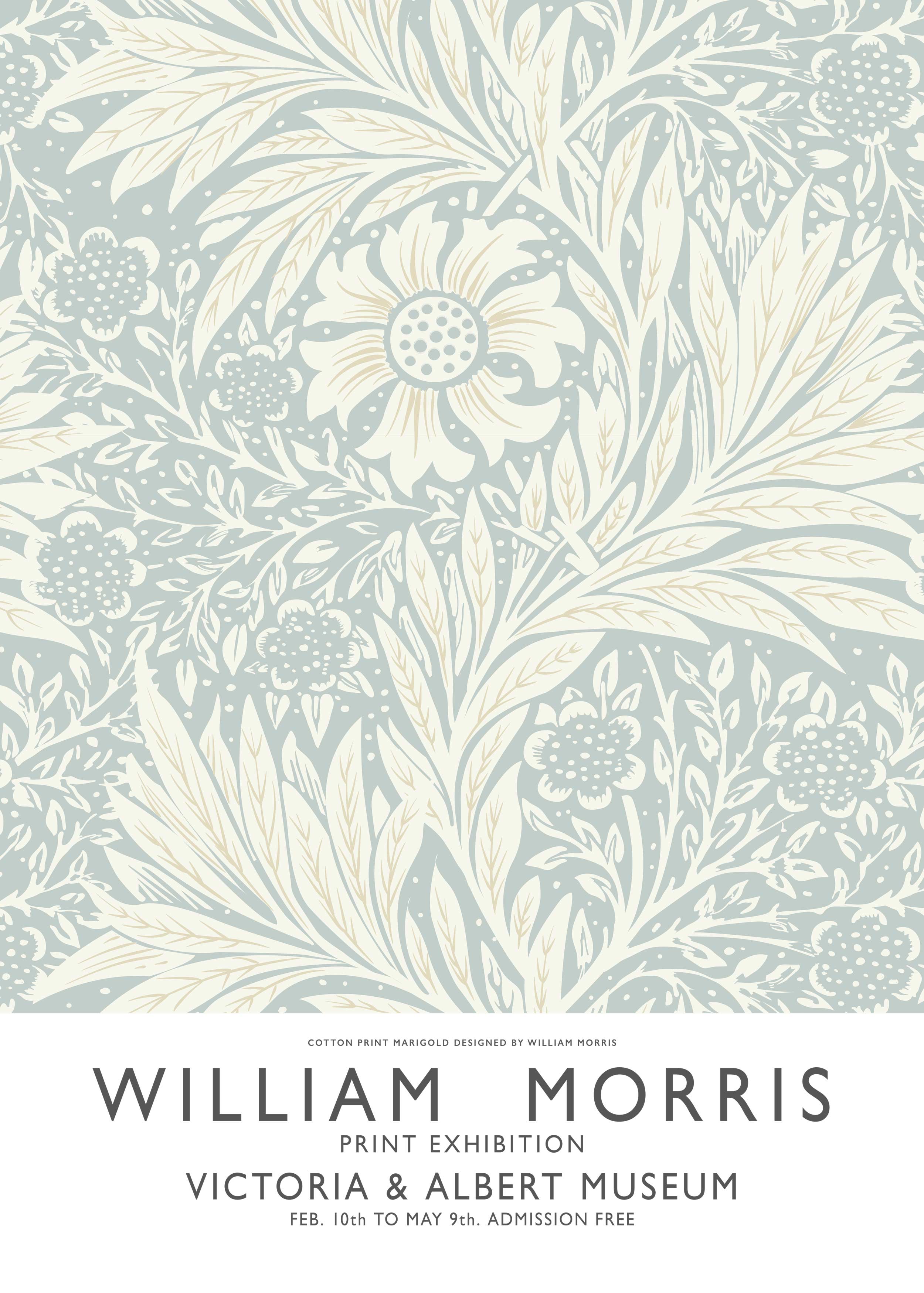 Marigold by William Morris Poster - Blumenillustration (50x70 cm)