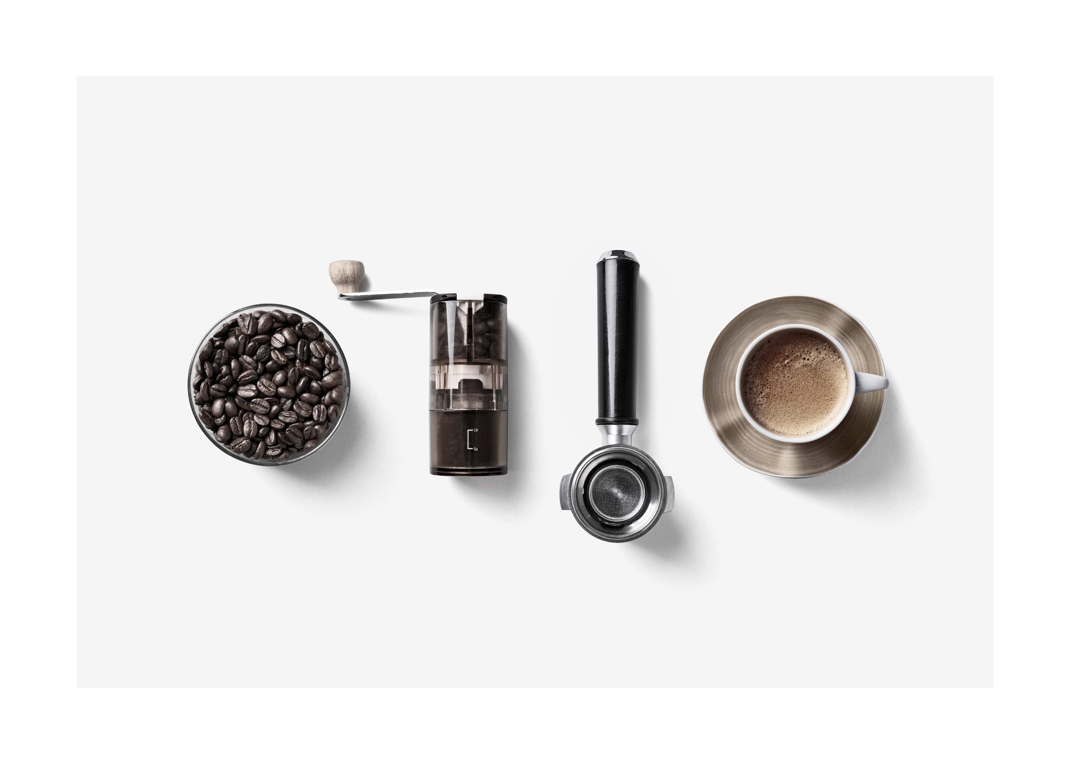 Espresso Coffee Collection plakat - Kaffefotografi (21x30 cm)