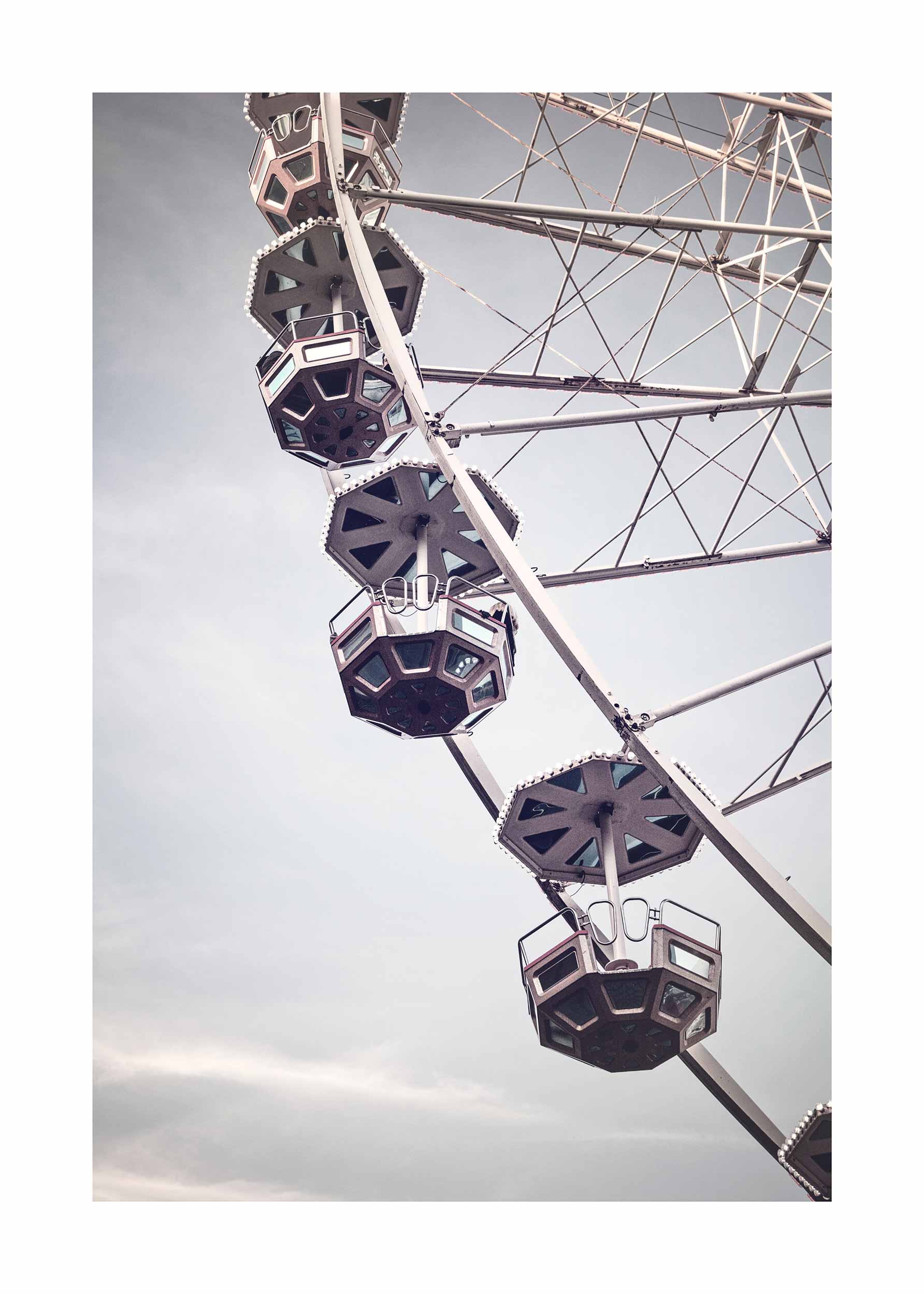 Ferris Wheel Poster - Architecture photography (50x70 cm)