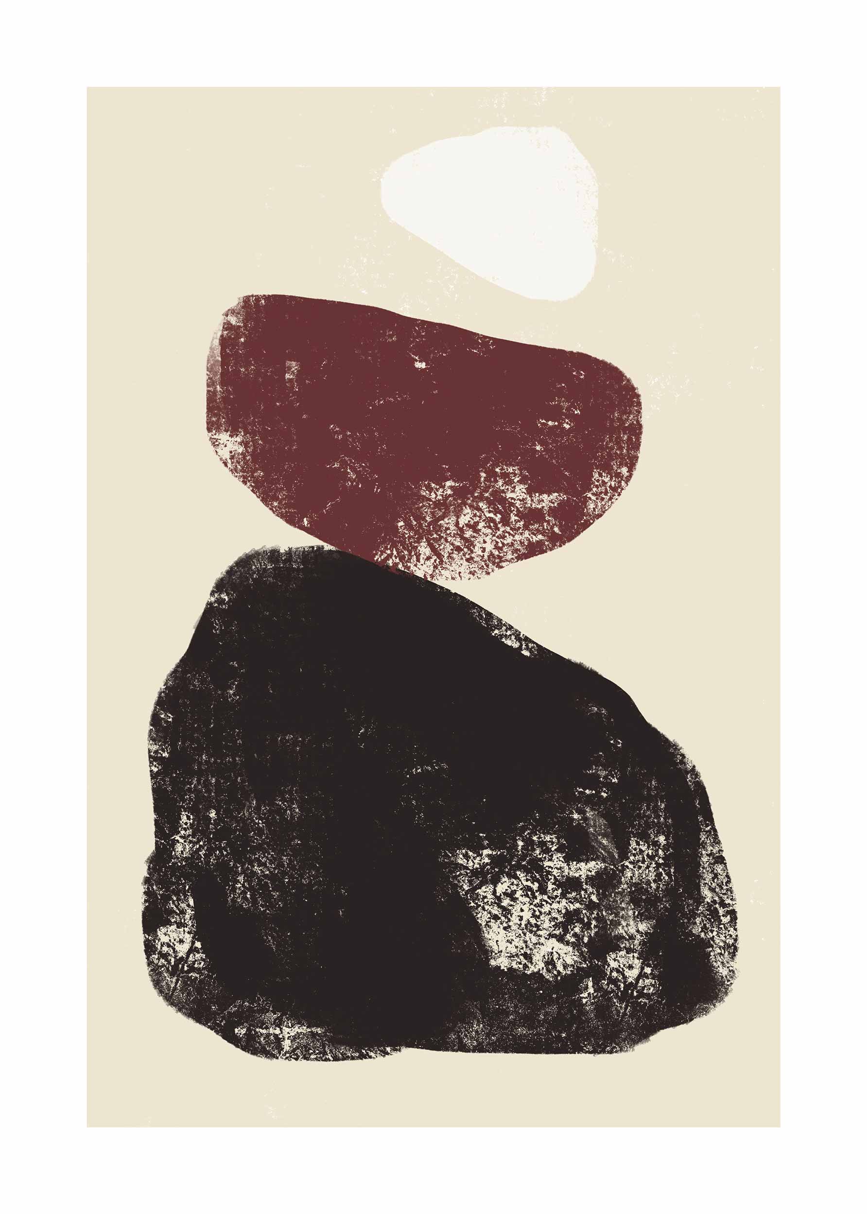 Rock On Poster - Abstract illustration (50x70 cm)