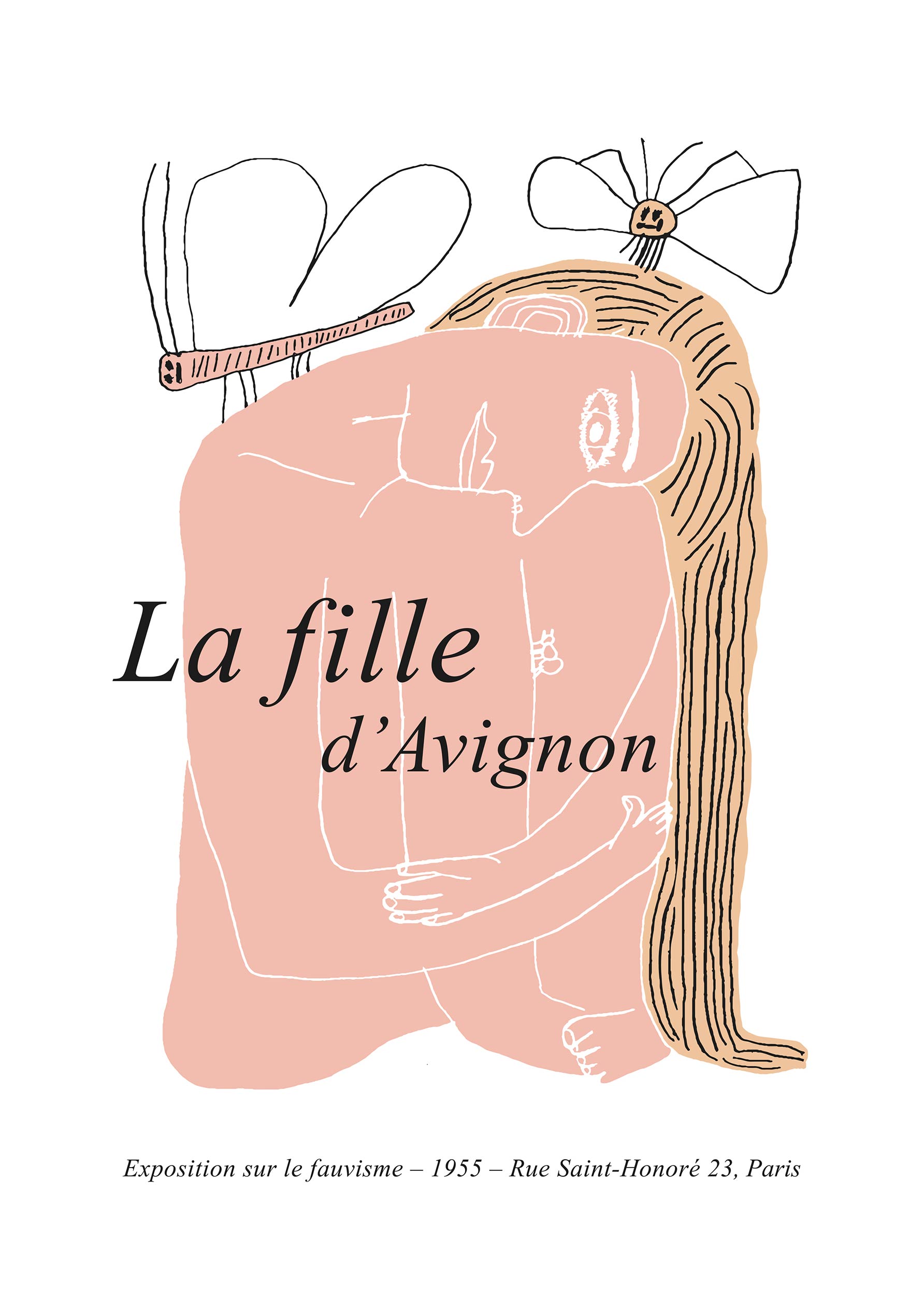 Fauvisme Poster - Figure illustration (70x100 cm)