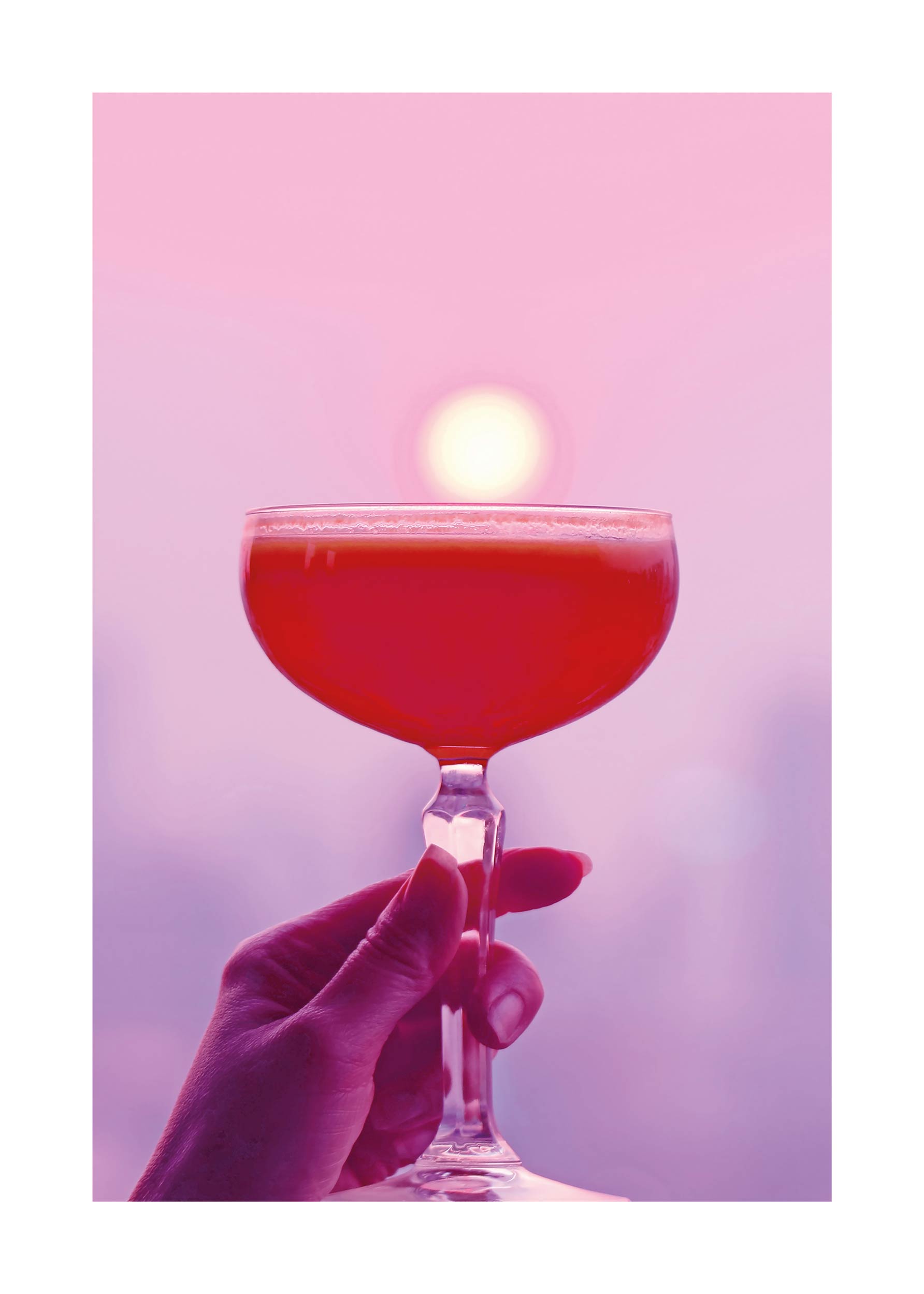 Sundowner Poster - Drink illustration (40x50 cm)