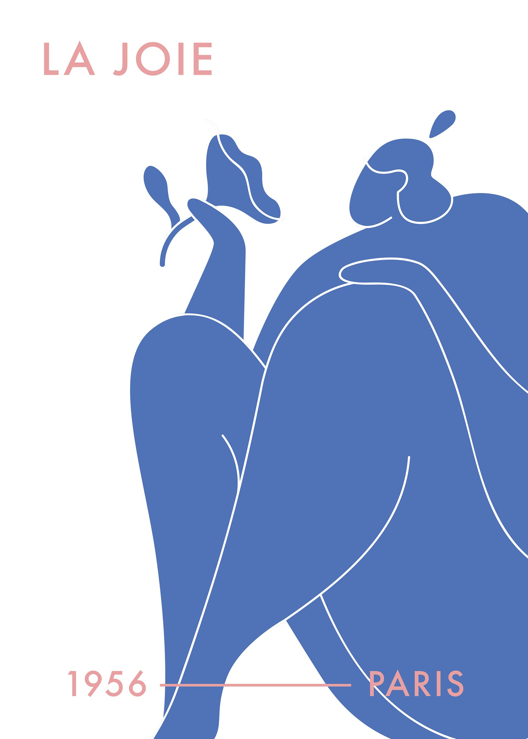 La Joie Poster - Figure illustration (70x100 cm)