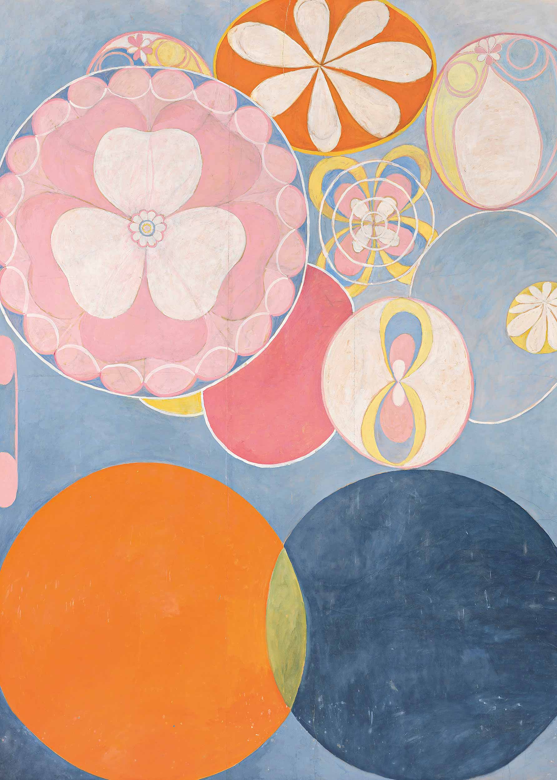 The Ten Largest, No.2, by Hilma af Klint ver.2 Poster - Abstract illustration (70x100 cm)