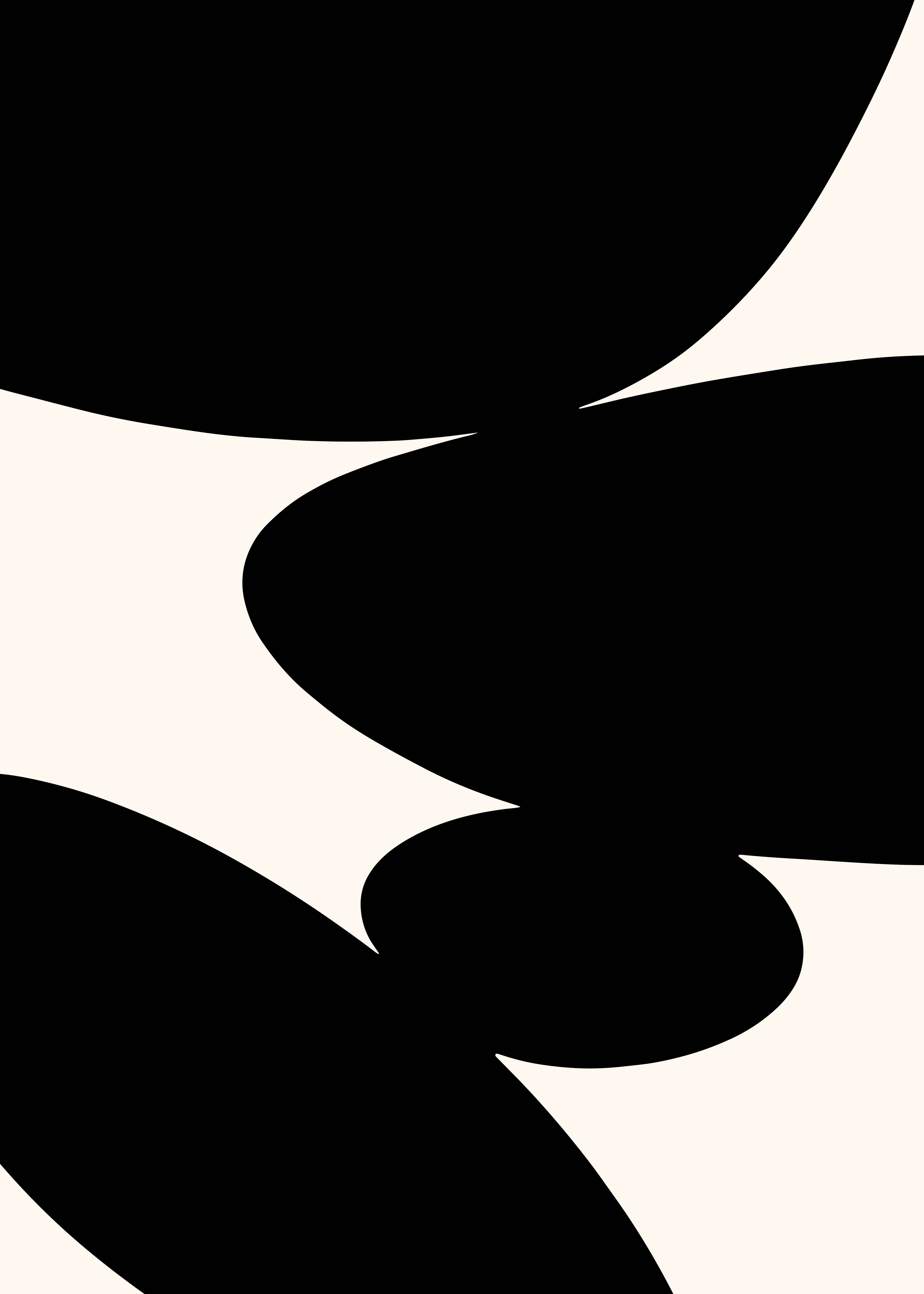Stacked Stones Poster - Abstract illustration (30x40 cm)