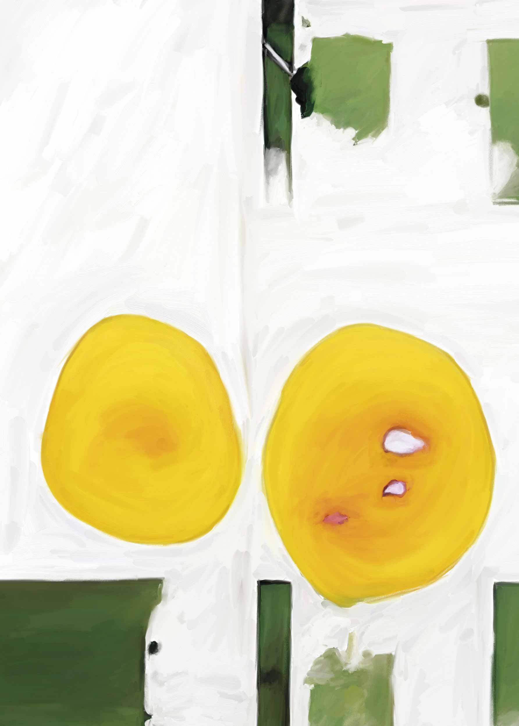 Sunny Side Up Poster - Abstract illustration (30x40 cm)